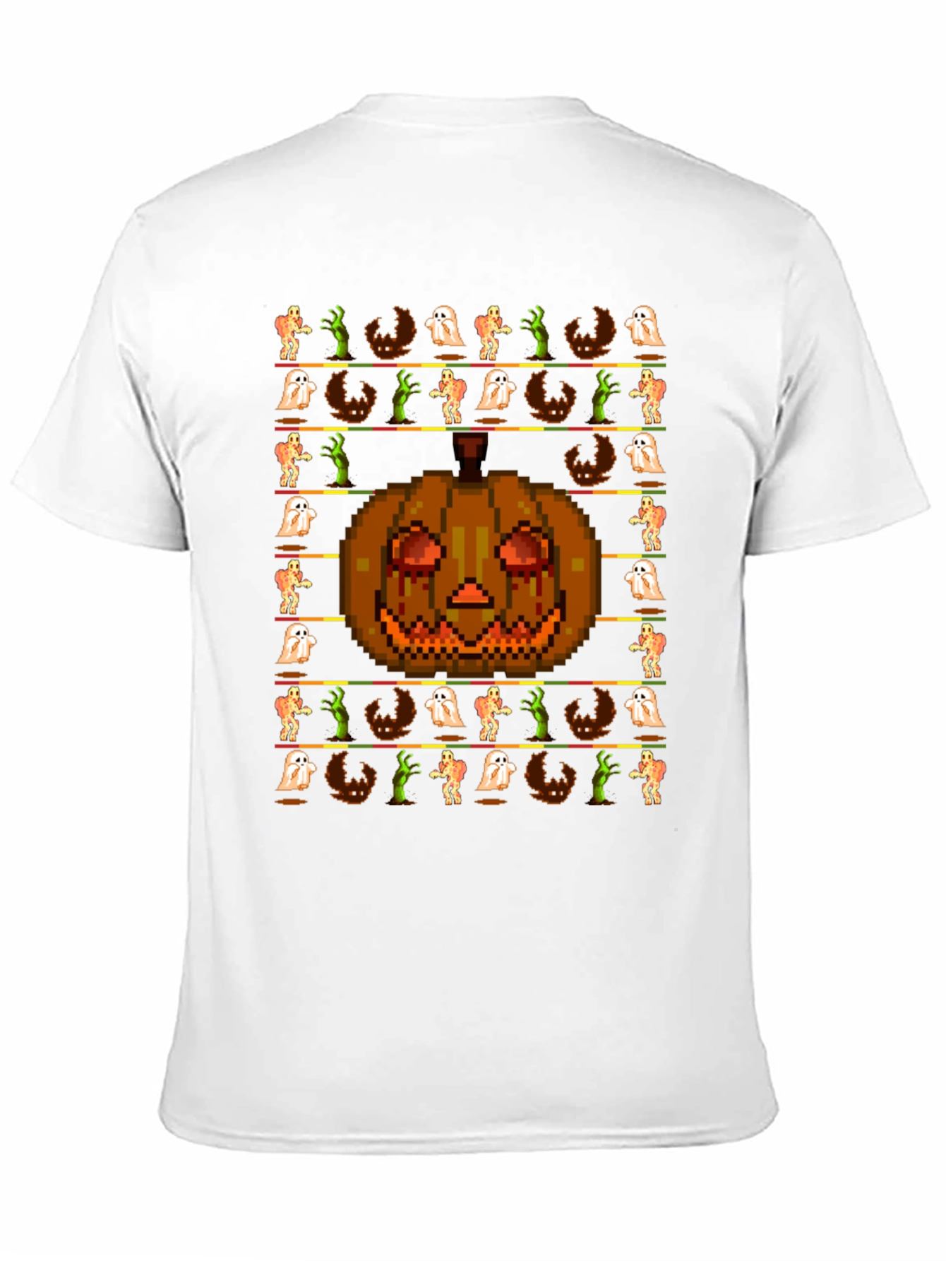 Pixel Halloween Graphic T-Shirt