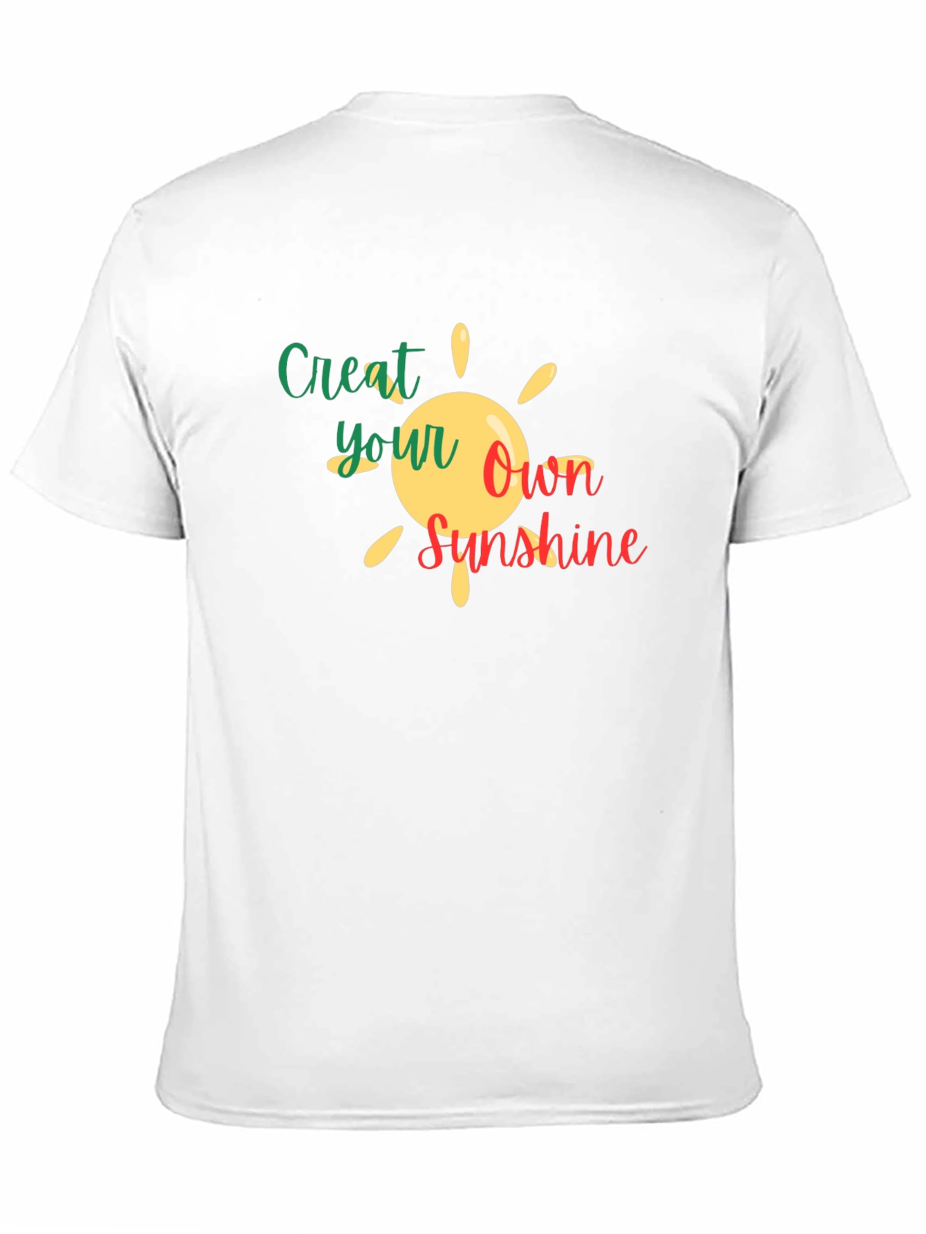 Create Your Own Sunshine Black T-Shirt