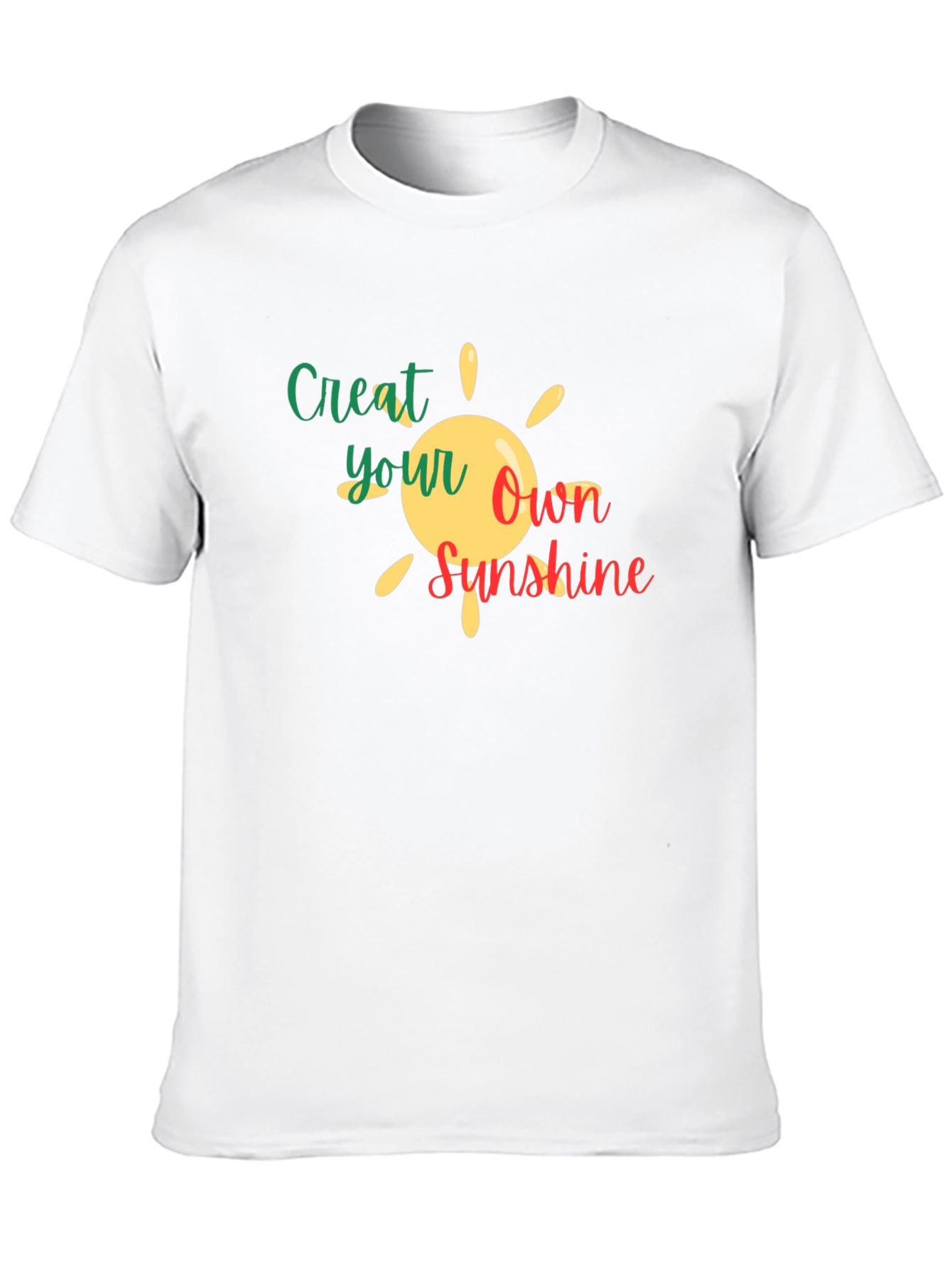 Create Your Own Sunshine Black T-Shirt