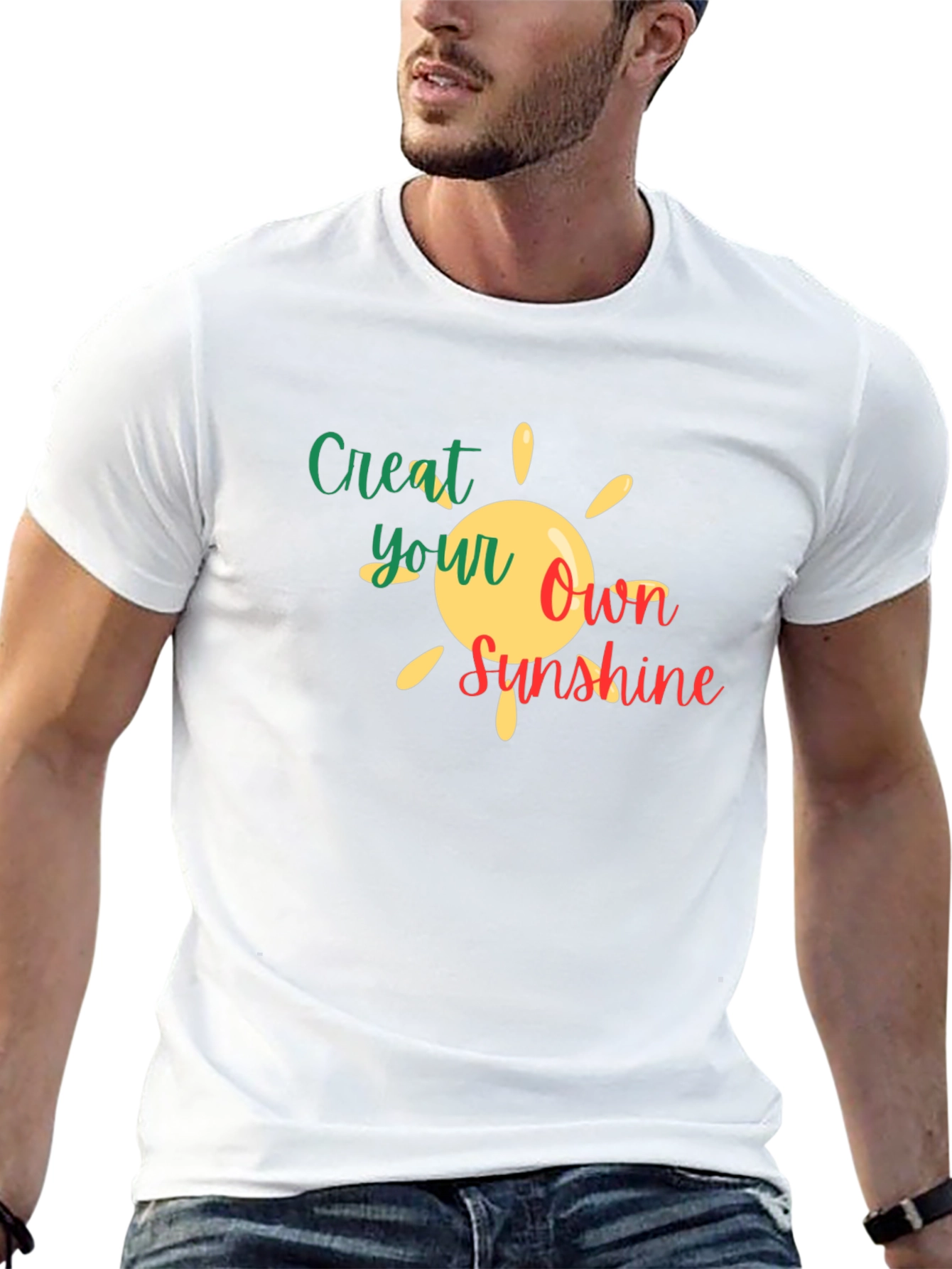 Create Your Own Sunshine Black T-Shirt