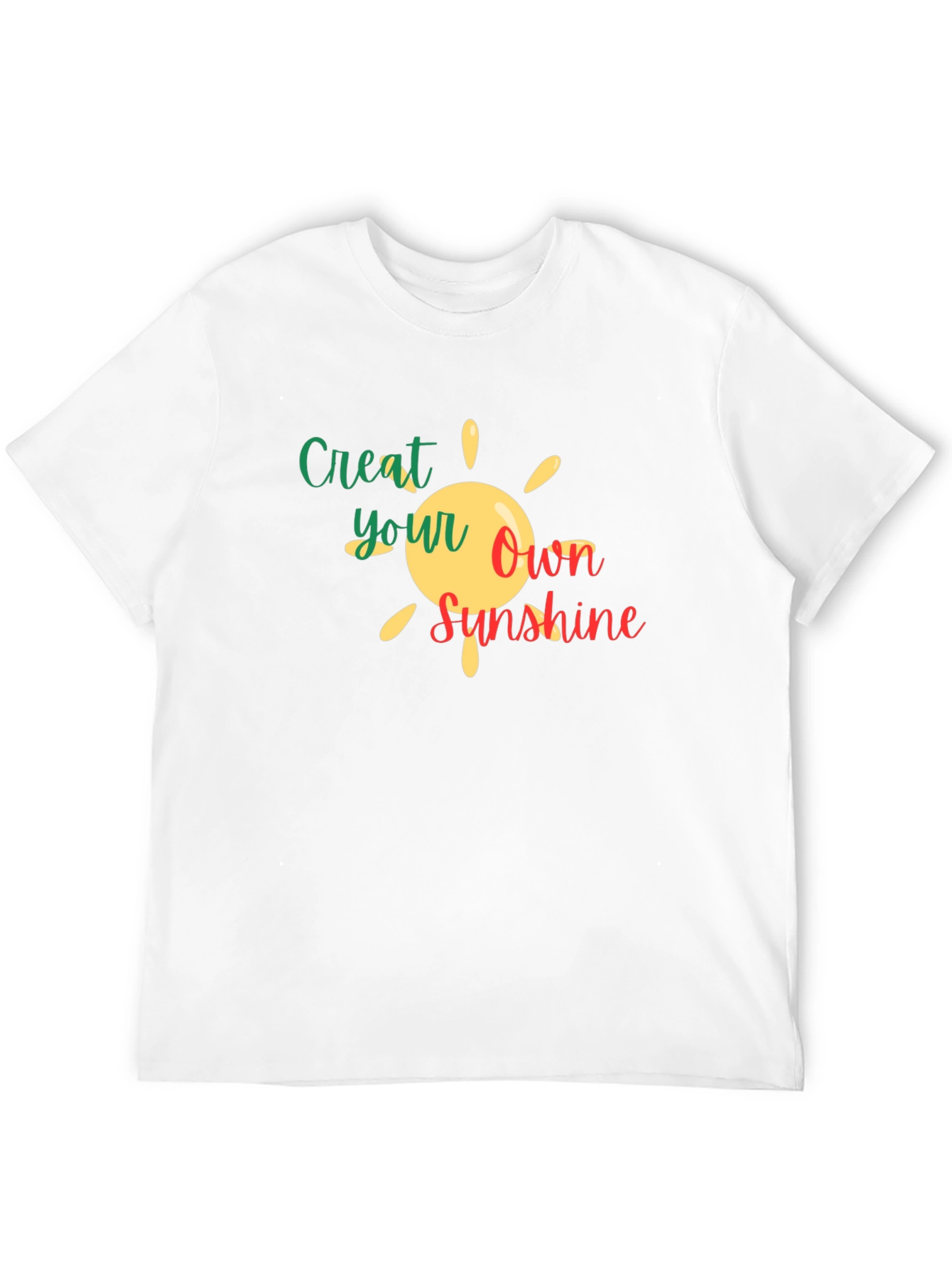 Create Your Own Sunshine Black T-Shirt