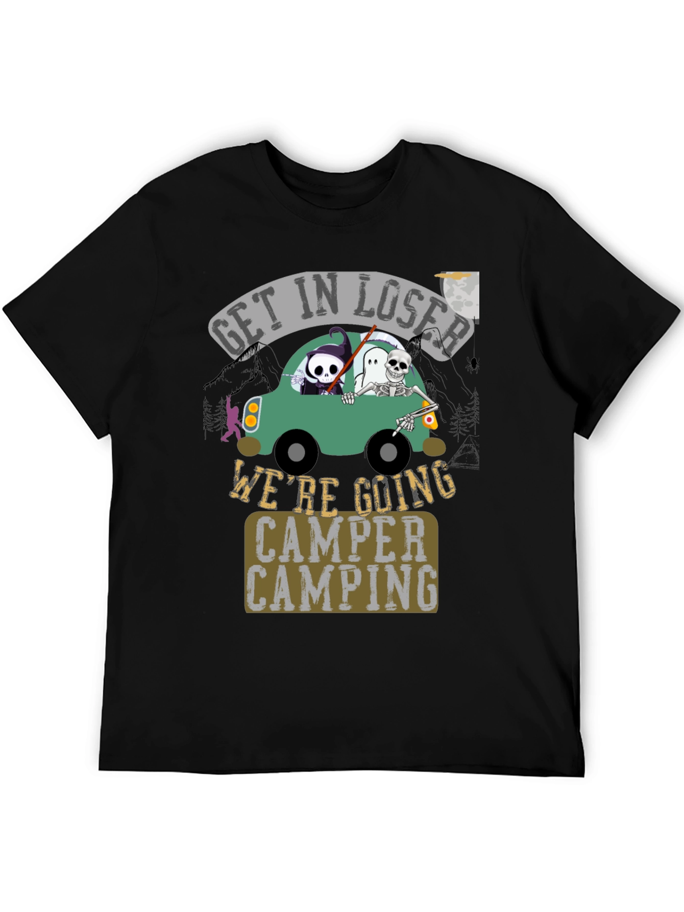 Get in Loser Were Going Camper Camping Halloween T-Shirt