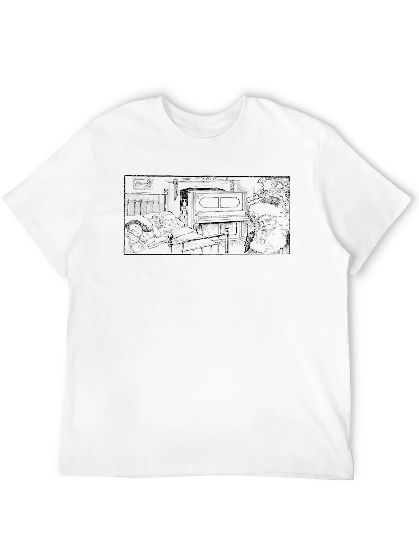 Artistic Black Tee - Cozy Scene