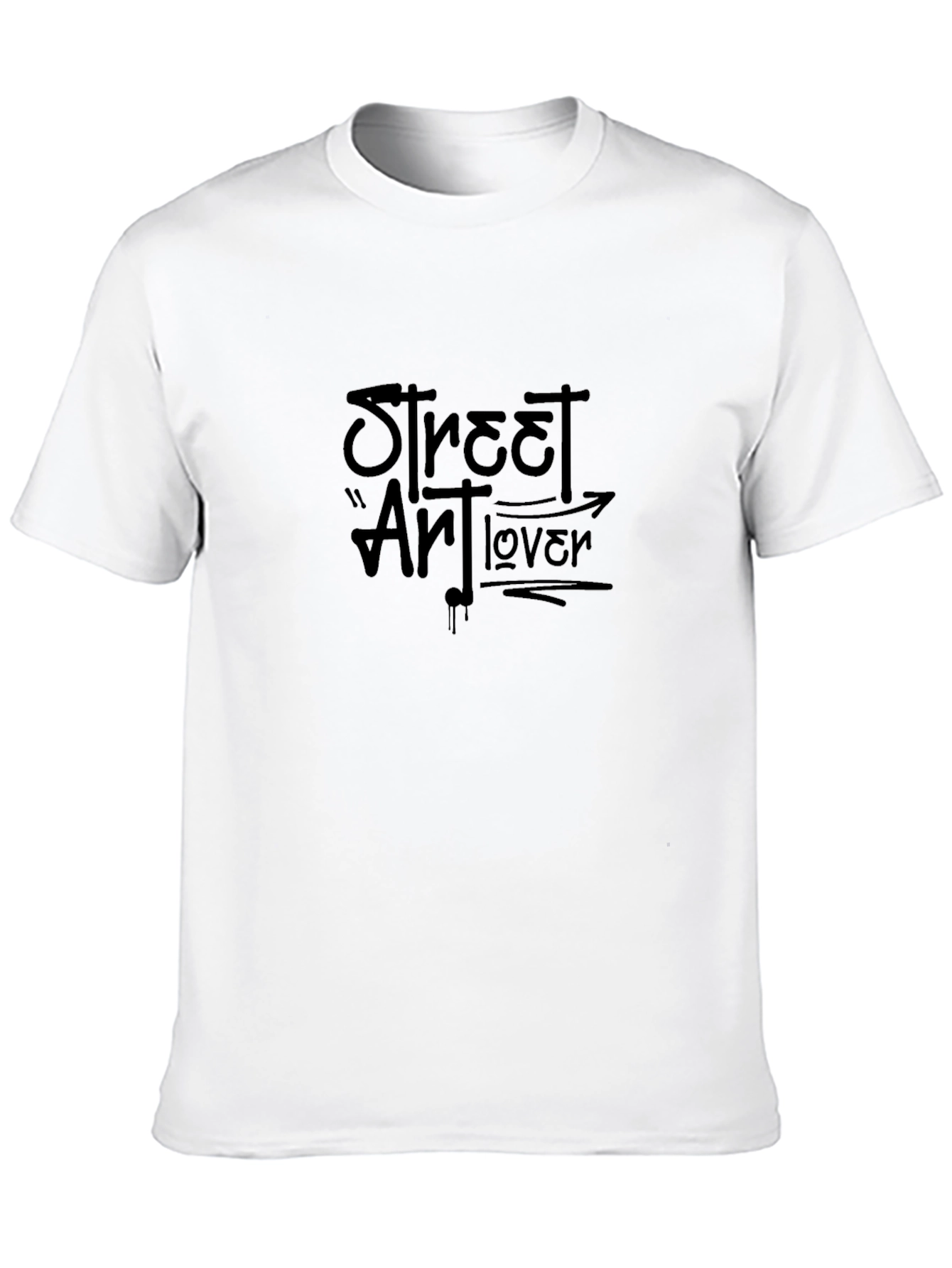Street Art Lover Black T-Shirt