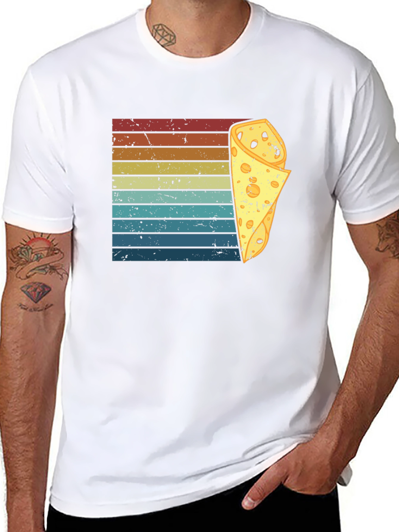 Retro Burrito Graphic T-Shirt