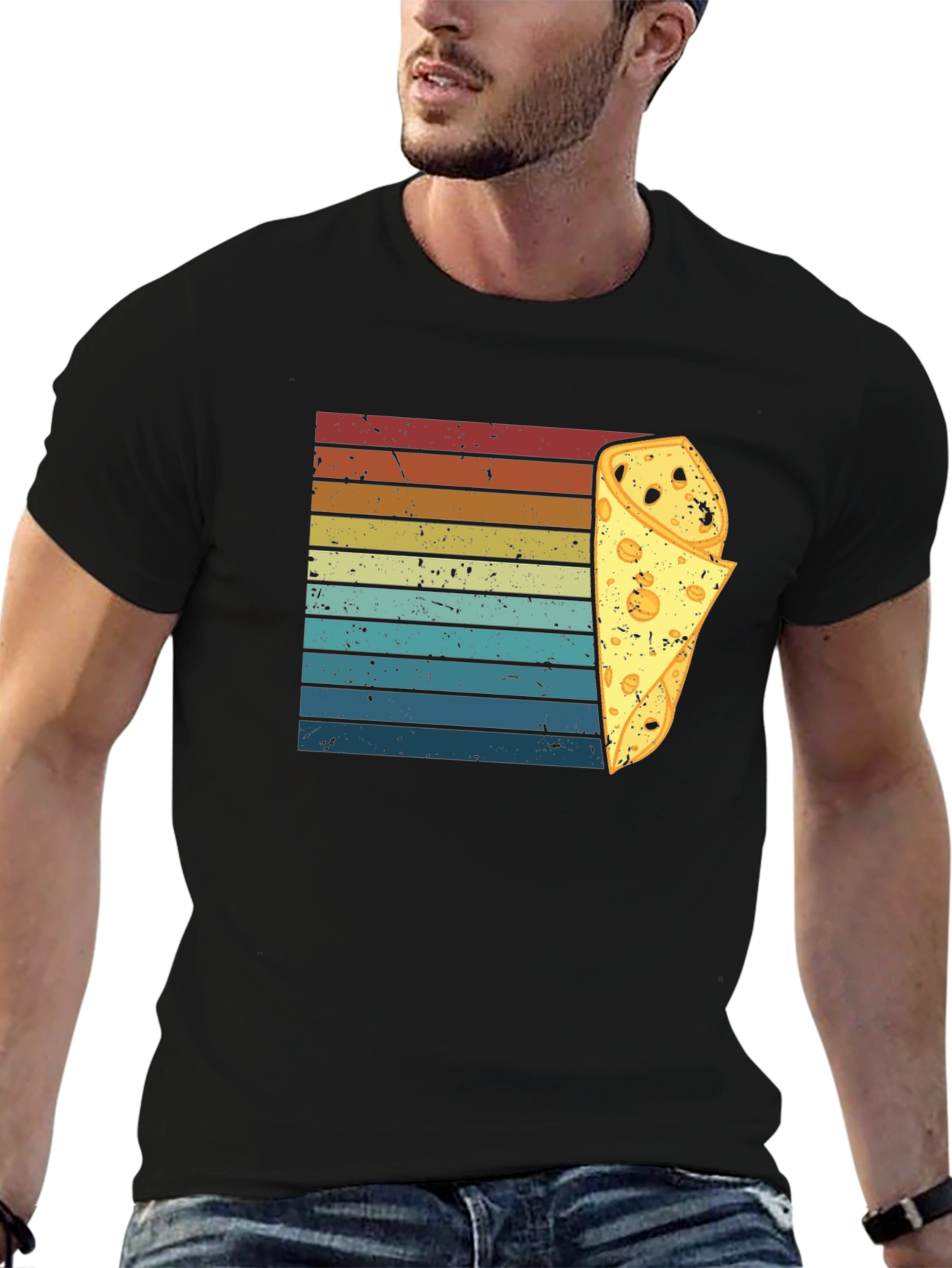 Retro Burrito Graphic T-Shirt
