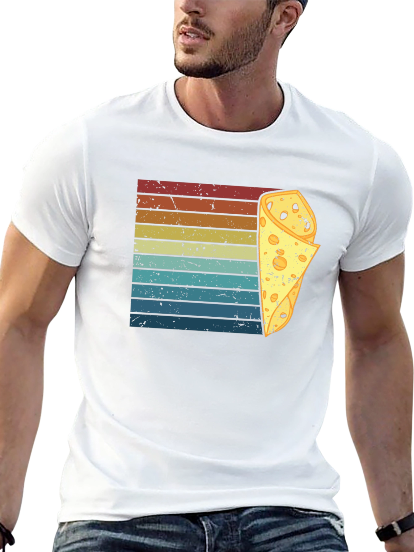 Retro Burrito Graphic T-Shirt