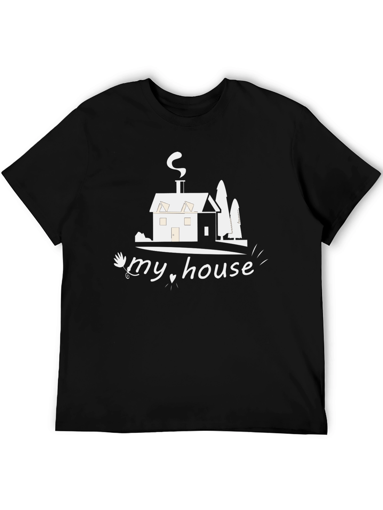 My House Graphic Tee - Stylish Comfort