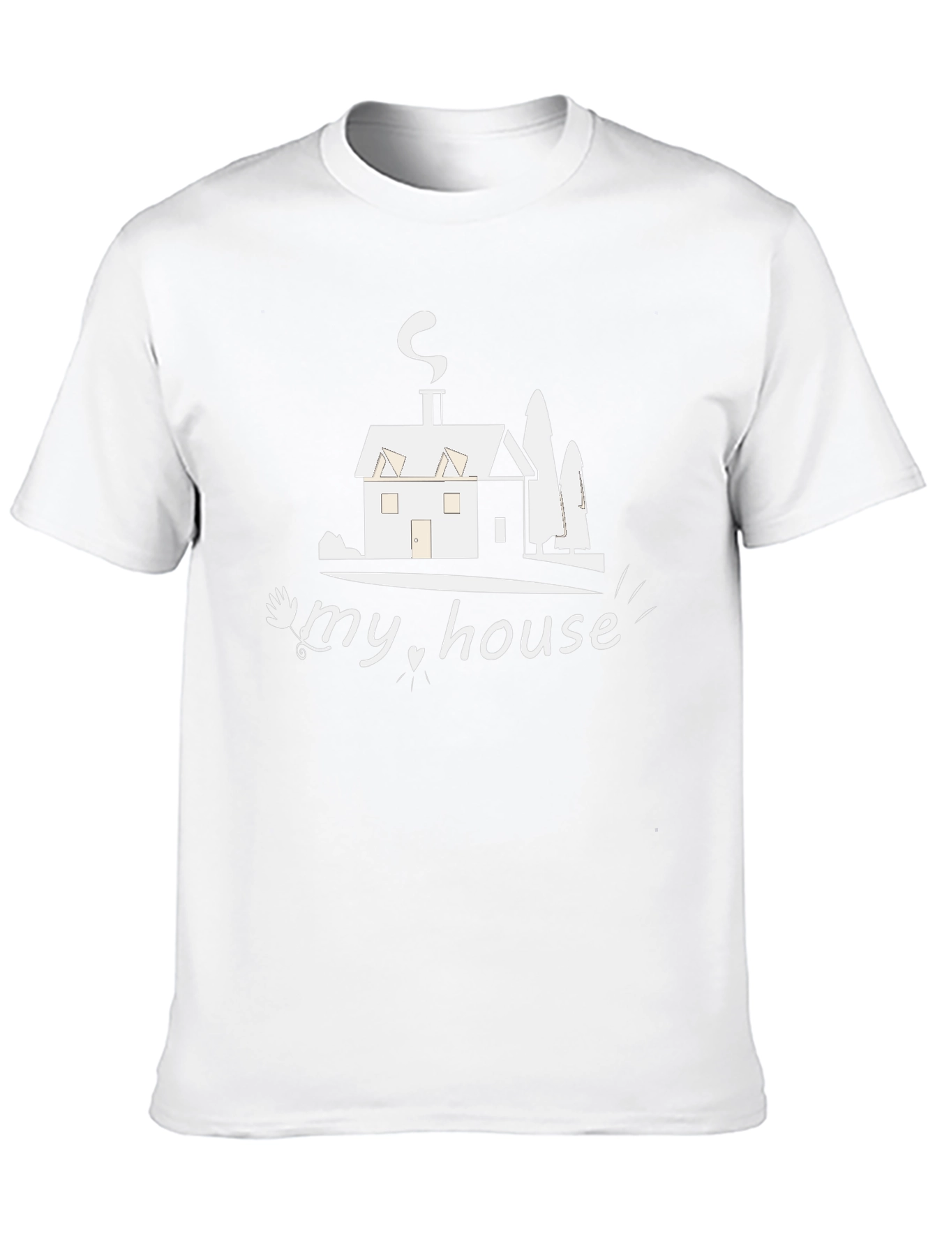 My House Graphic Tee - Stylish Comfort