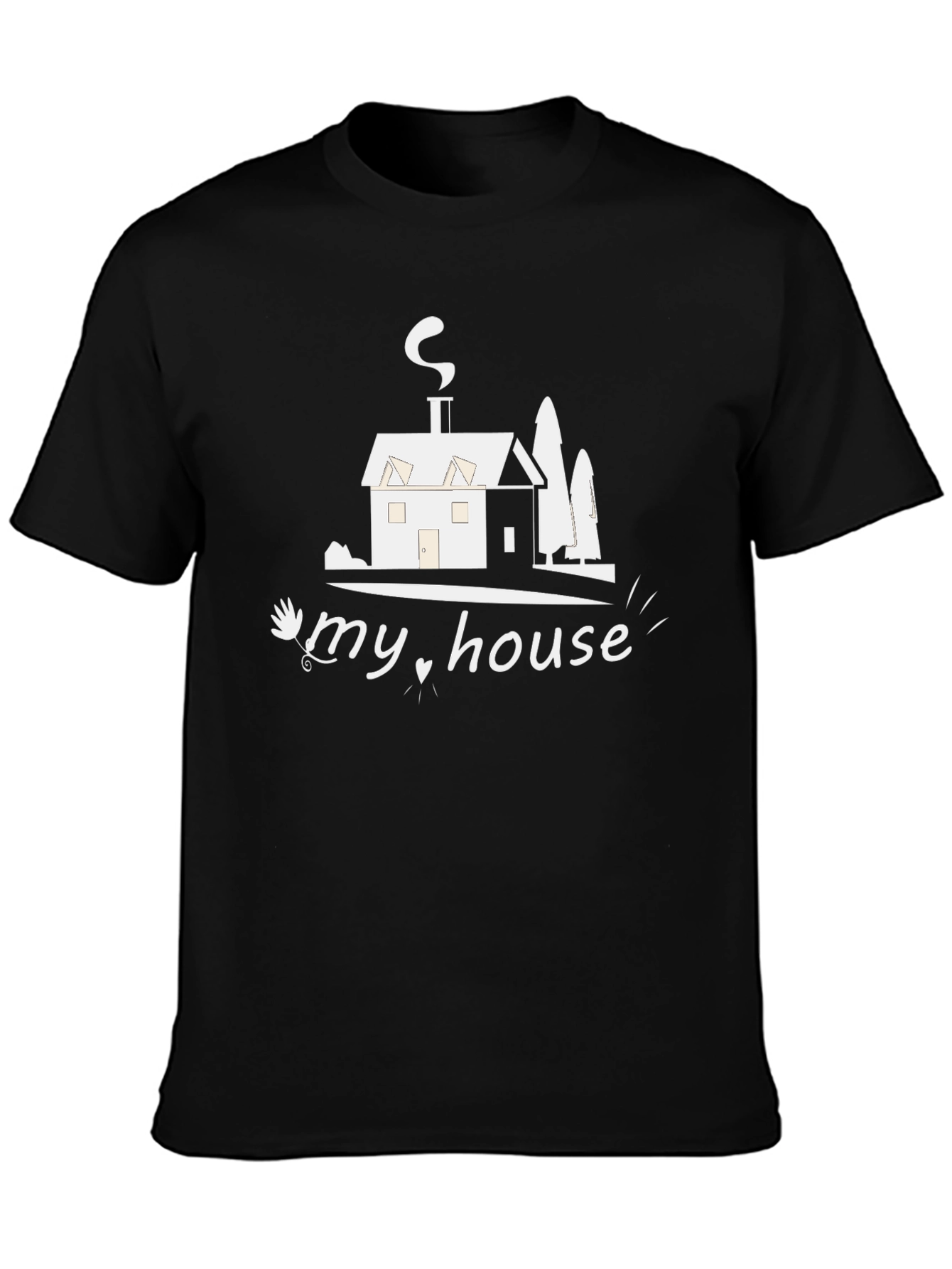My House Graphic Tee - Stylish Comfort