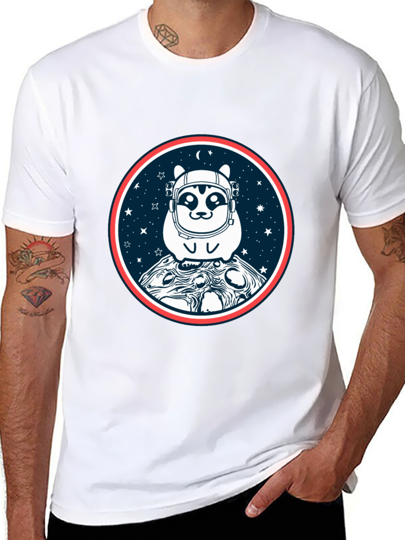 Astronaut Shiba Inu Graphic Tee - Space Dog Lover