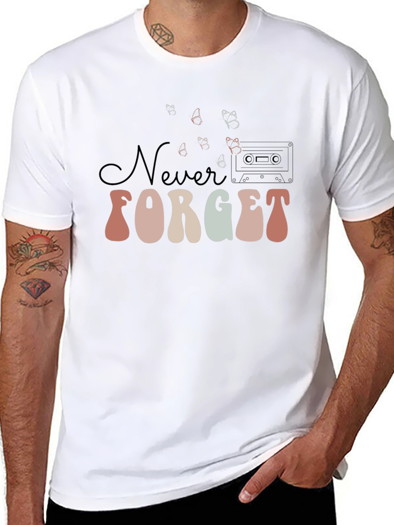 Retro Never Forget Graphic Tee