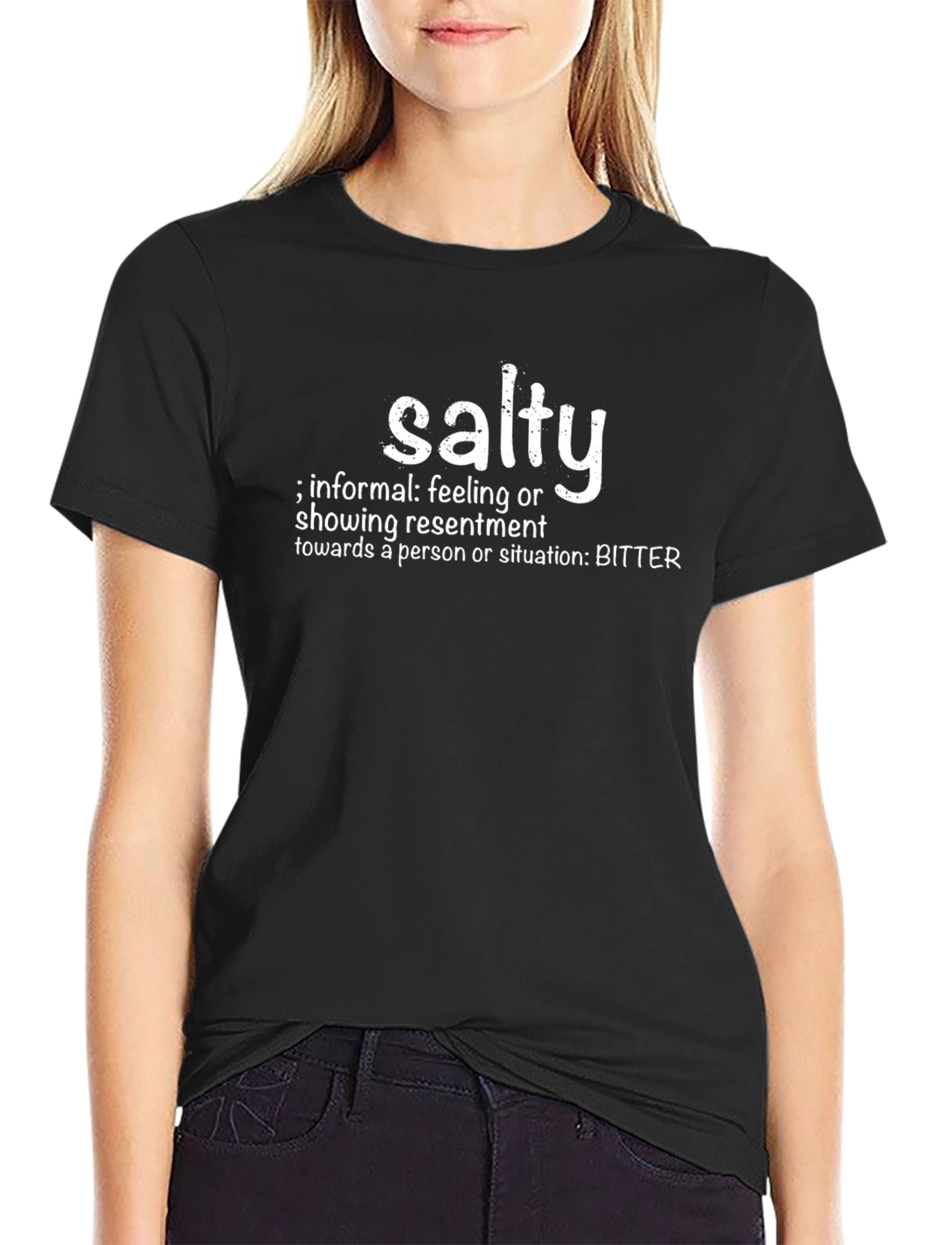 Salty T-Shirt - Definition Tee - Black