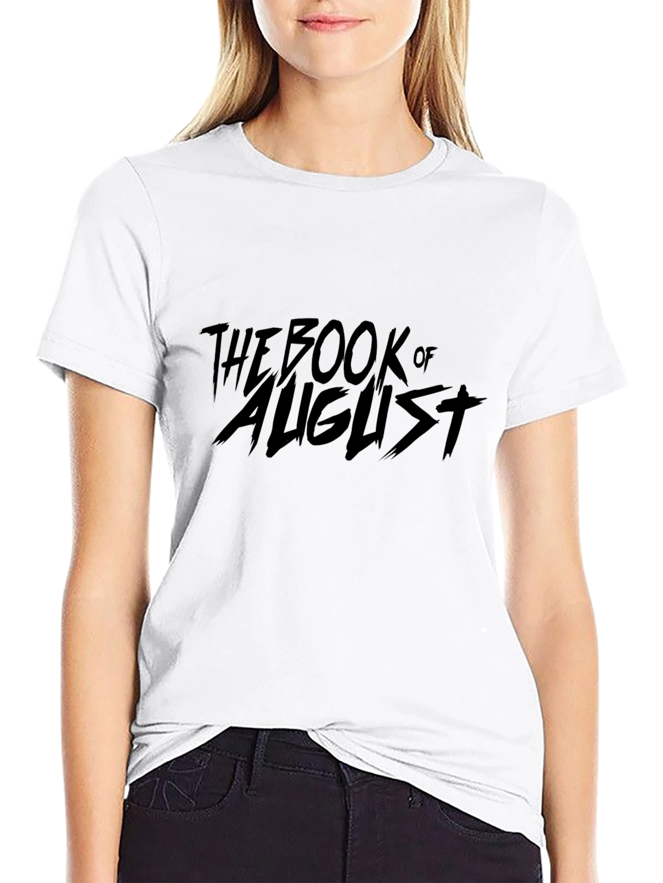 The Book of August Graphic T-Shirt - Black