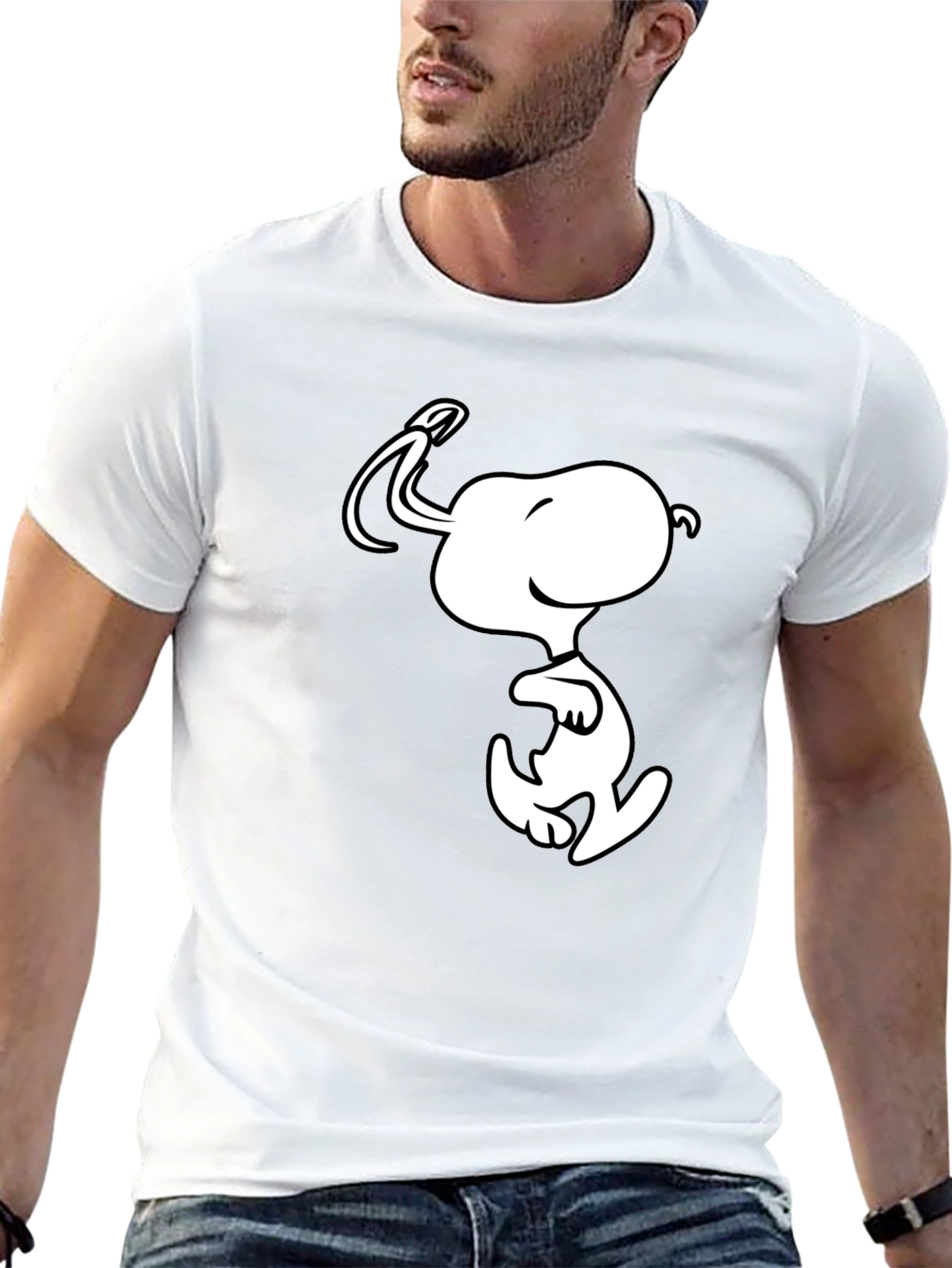 Snoopy Graphic T-Shirt - Classic Cartoon Tee