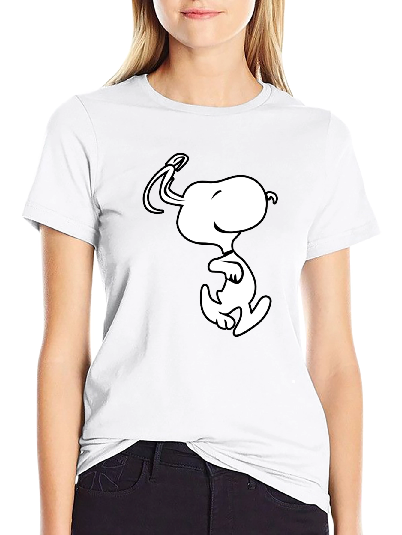 Snoopy Graphic T-Shirt - Classic Cartoon Tee