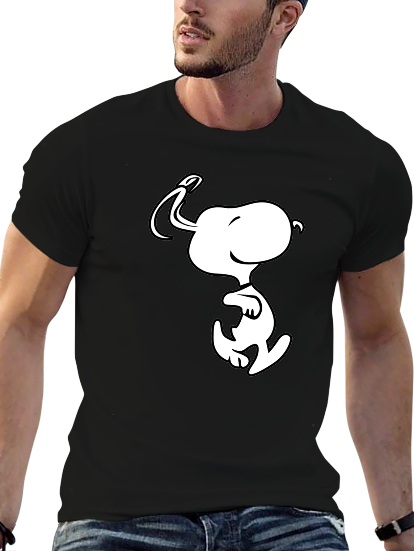 Snoopy Graphic T-Shirt - Classic Cartoon Tee