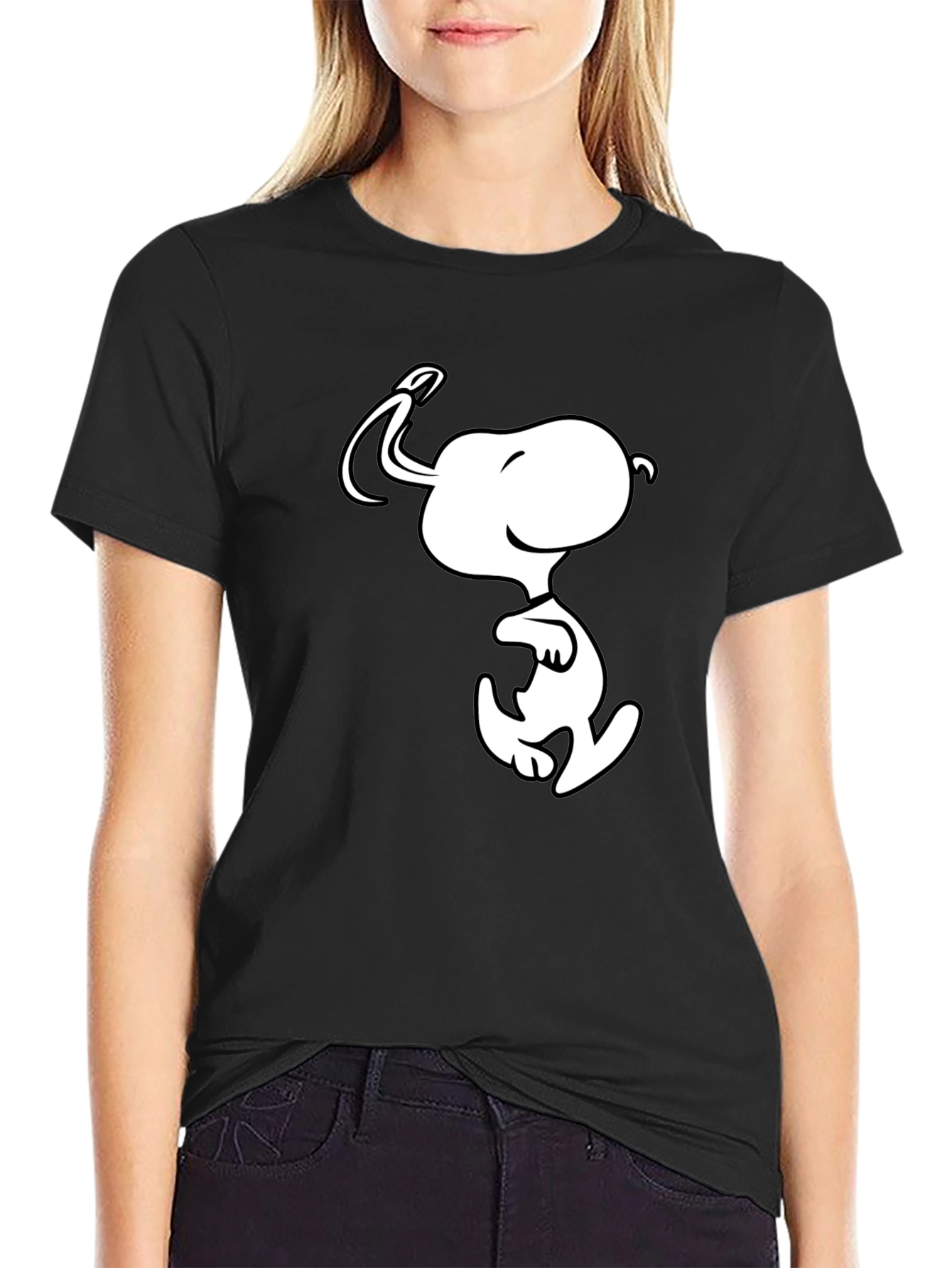 Snoopy Graphic T-Shirt - Classic Cartoon Tee