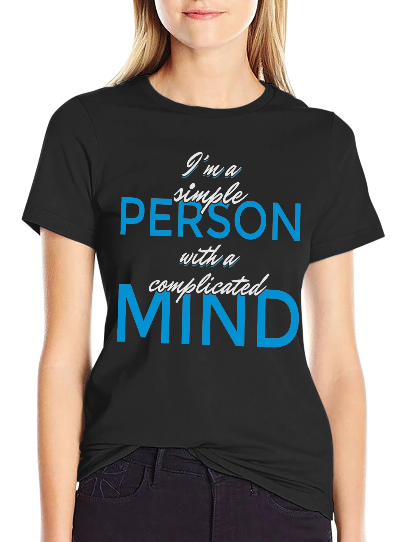 Simple Person Complicated Mind Graphic Tee