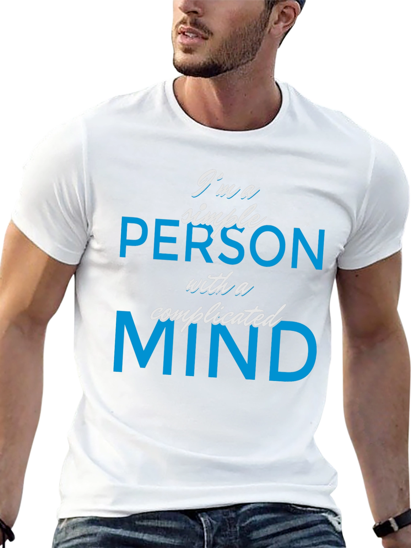 Simple Person Complicated Mind Graphic Tee