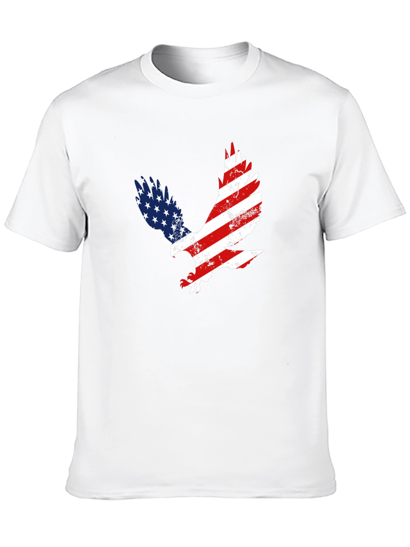 American Flag Eagle Graphic T-Shirt