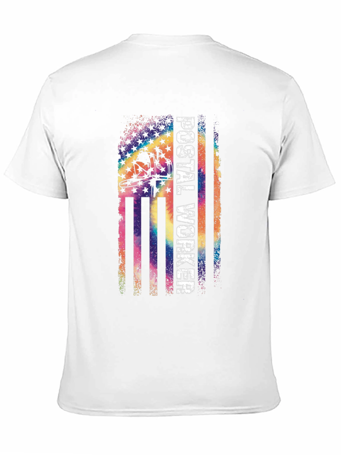 Postal Worker Pride T-Shirt - US Flag Design