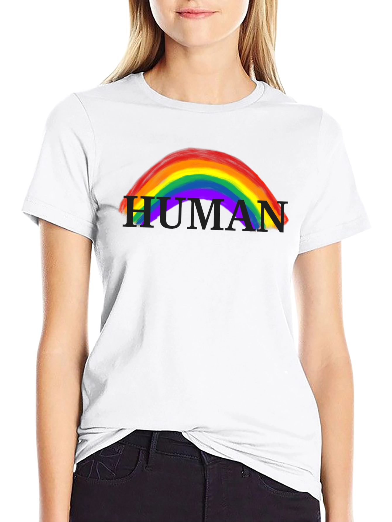 Rainbow Human T-Shirt