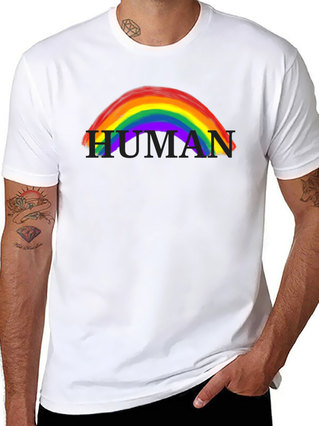 Rainbow Human T-Shirt