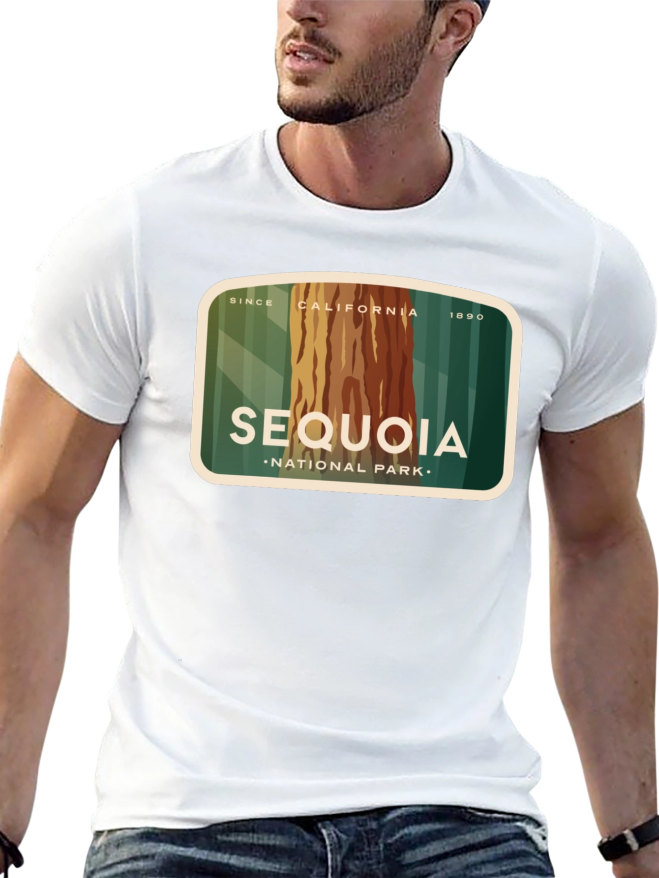 Sequoia National Park Graphic T-Shirt - Black