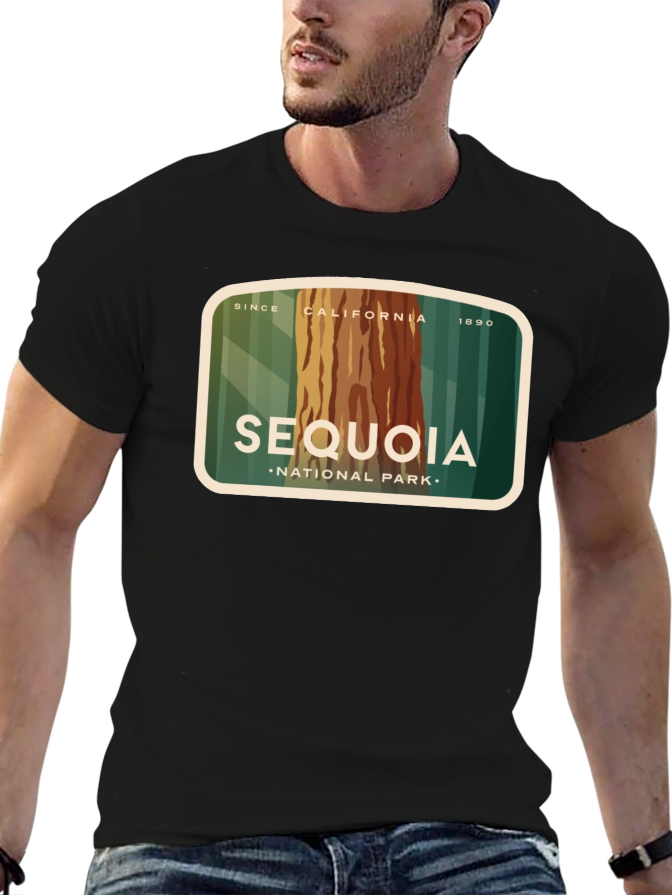 Sequoia National Park Graphic T-Shirt - Black