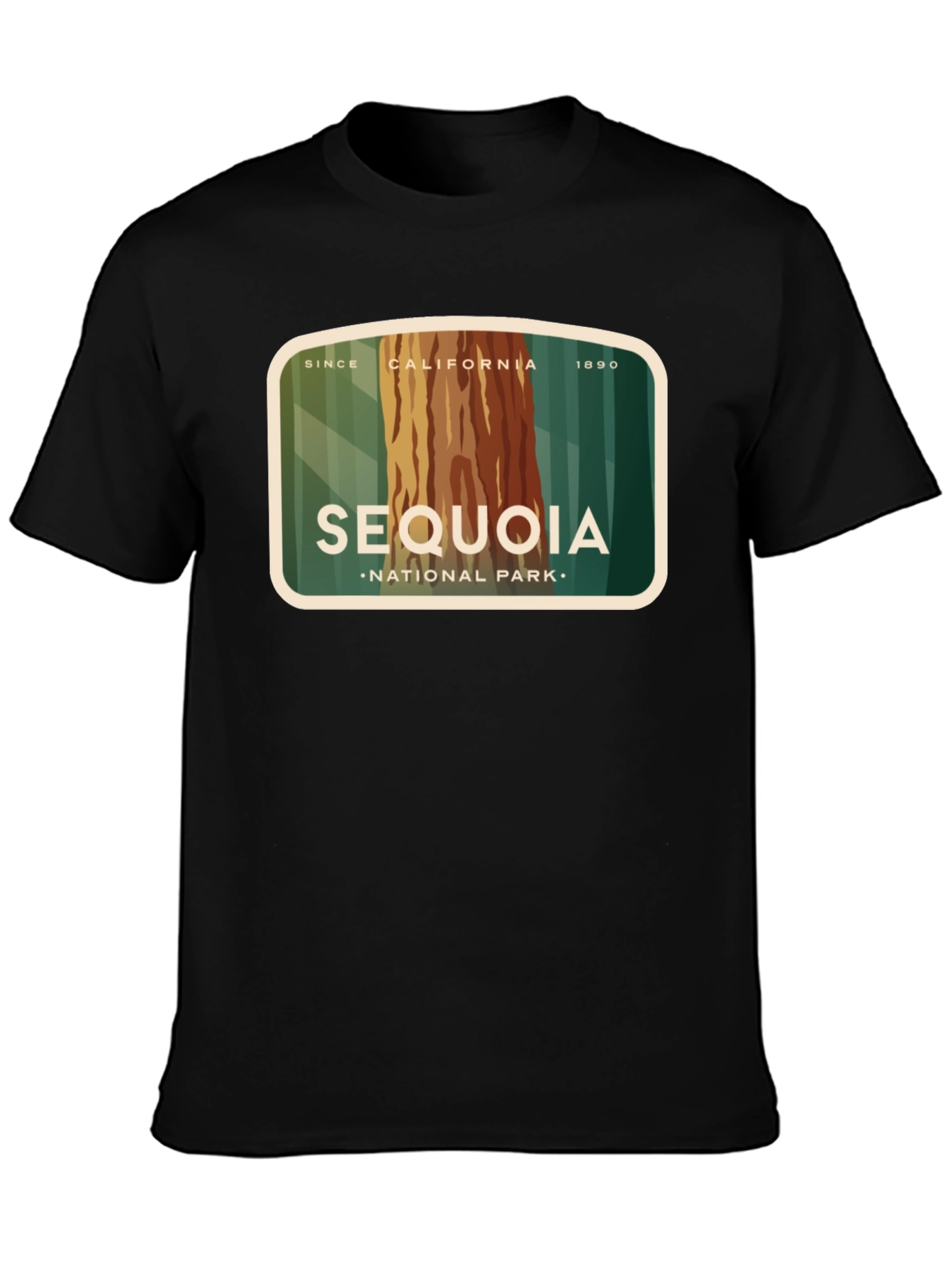 Sequoia National Park Graphic T-Shirt - Black
