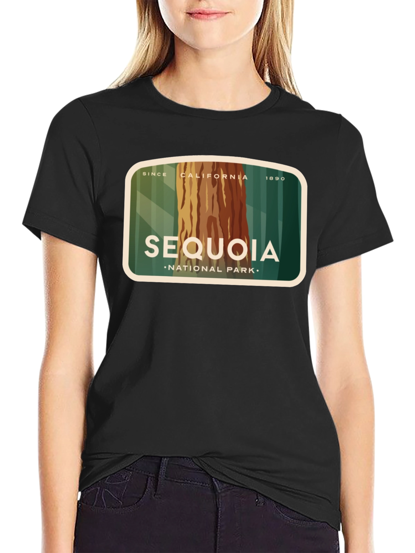 Sequoia National Park Graphic T-Shirt - Black