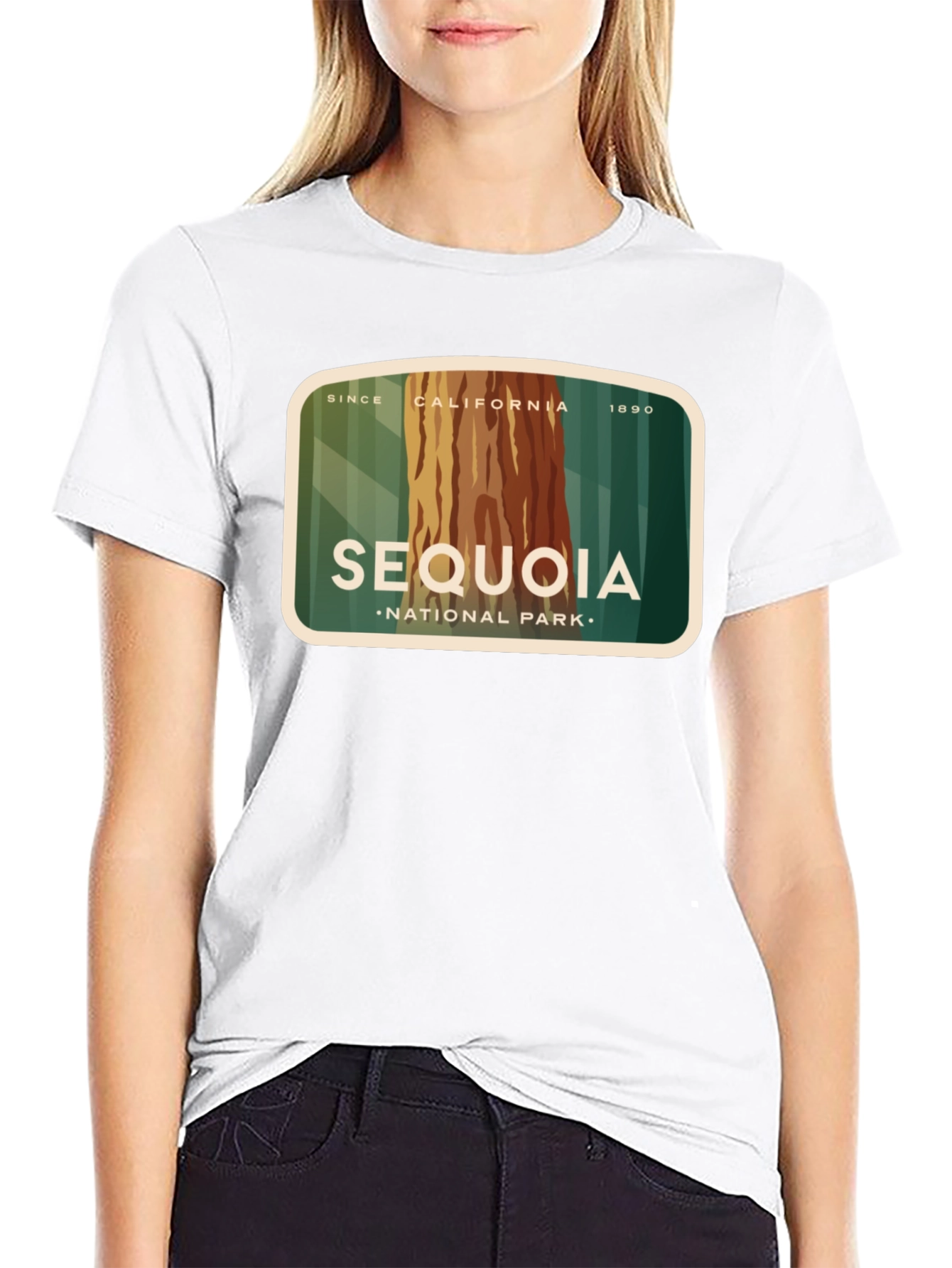 Sequoia National Park Graphic T-Shirt - Black