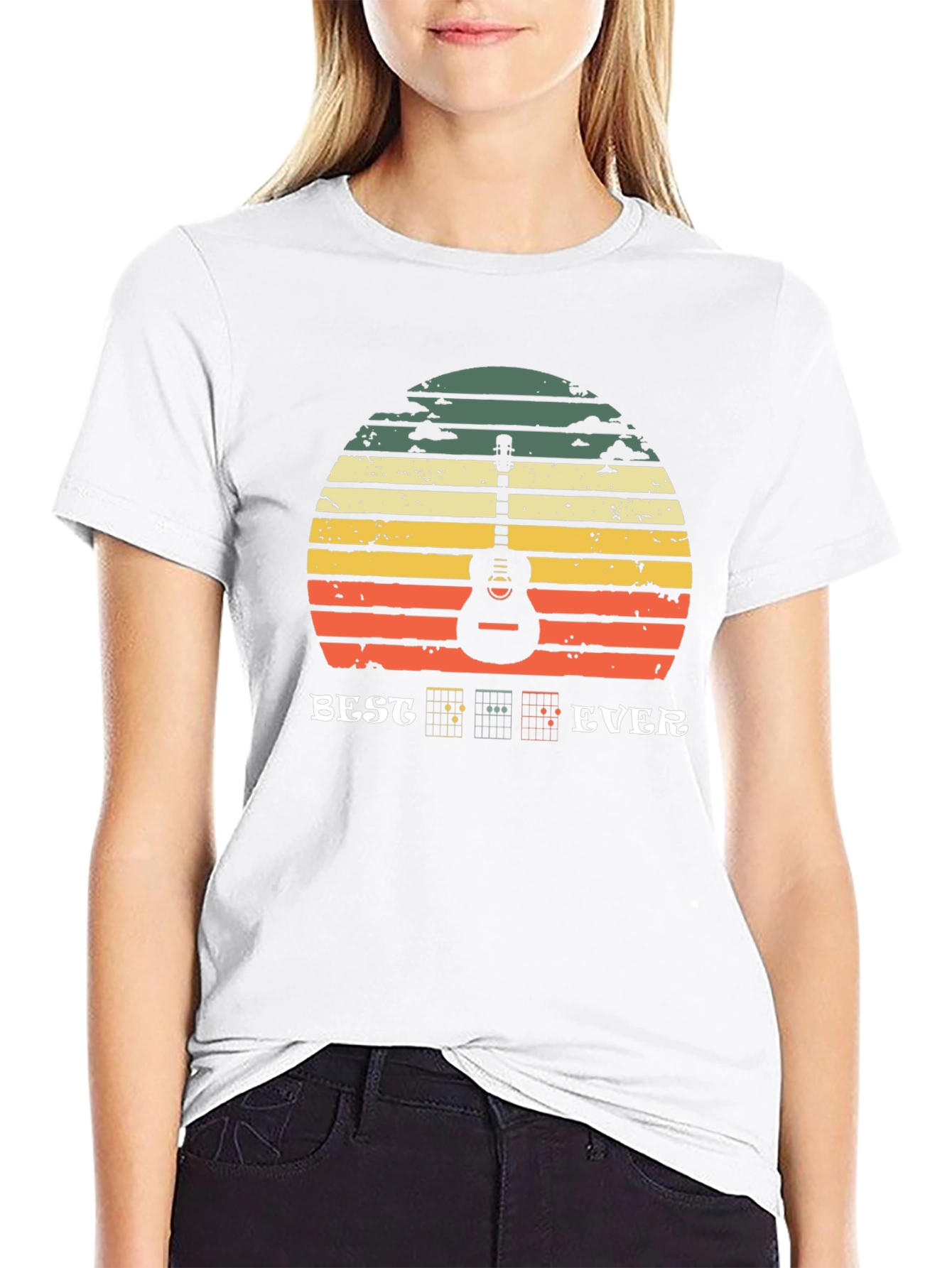 Best Guitar Ever Retro Graphic T-Shirt