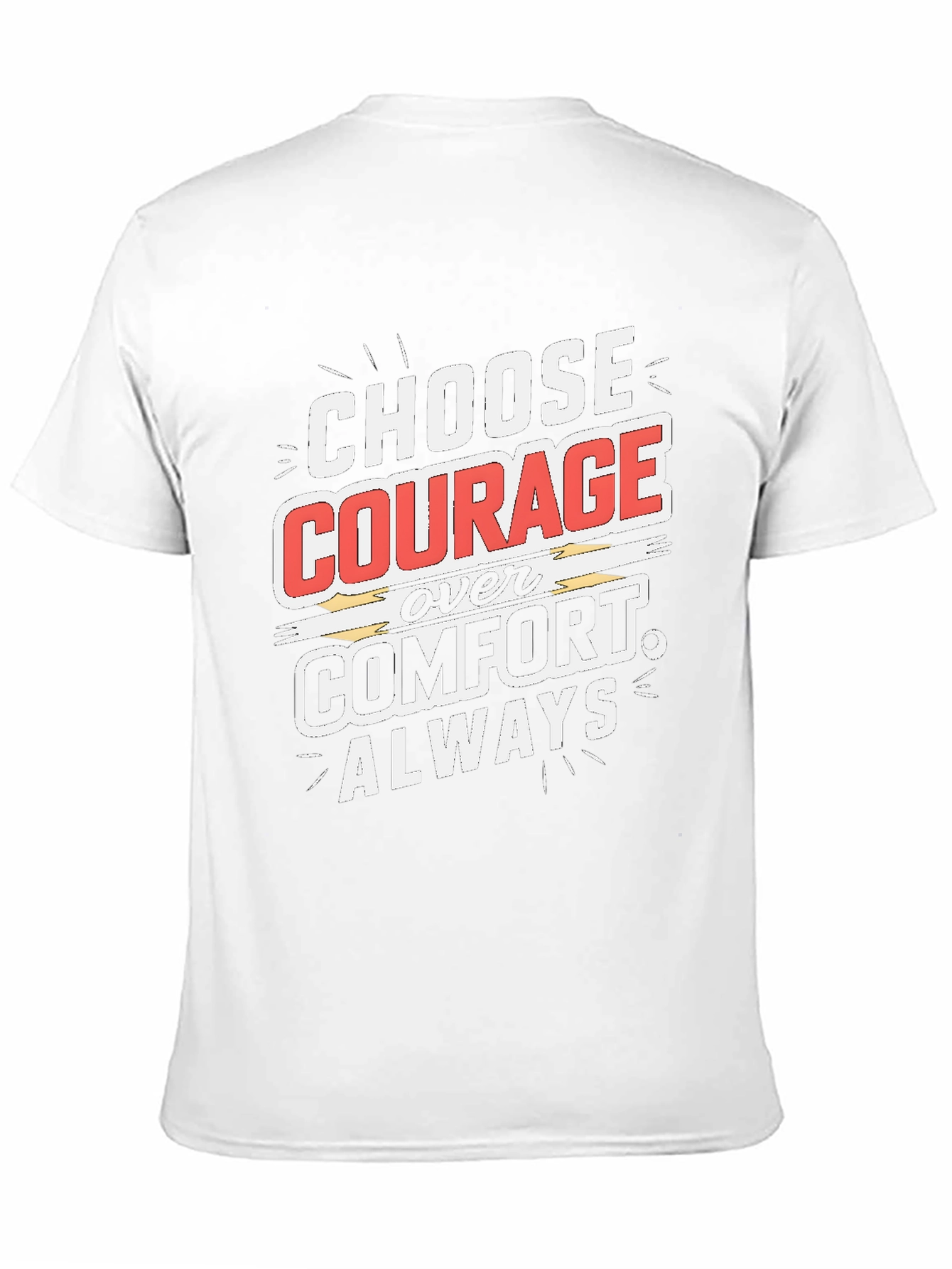 Choose Courage Graphic Tee - Motivational Shirt