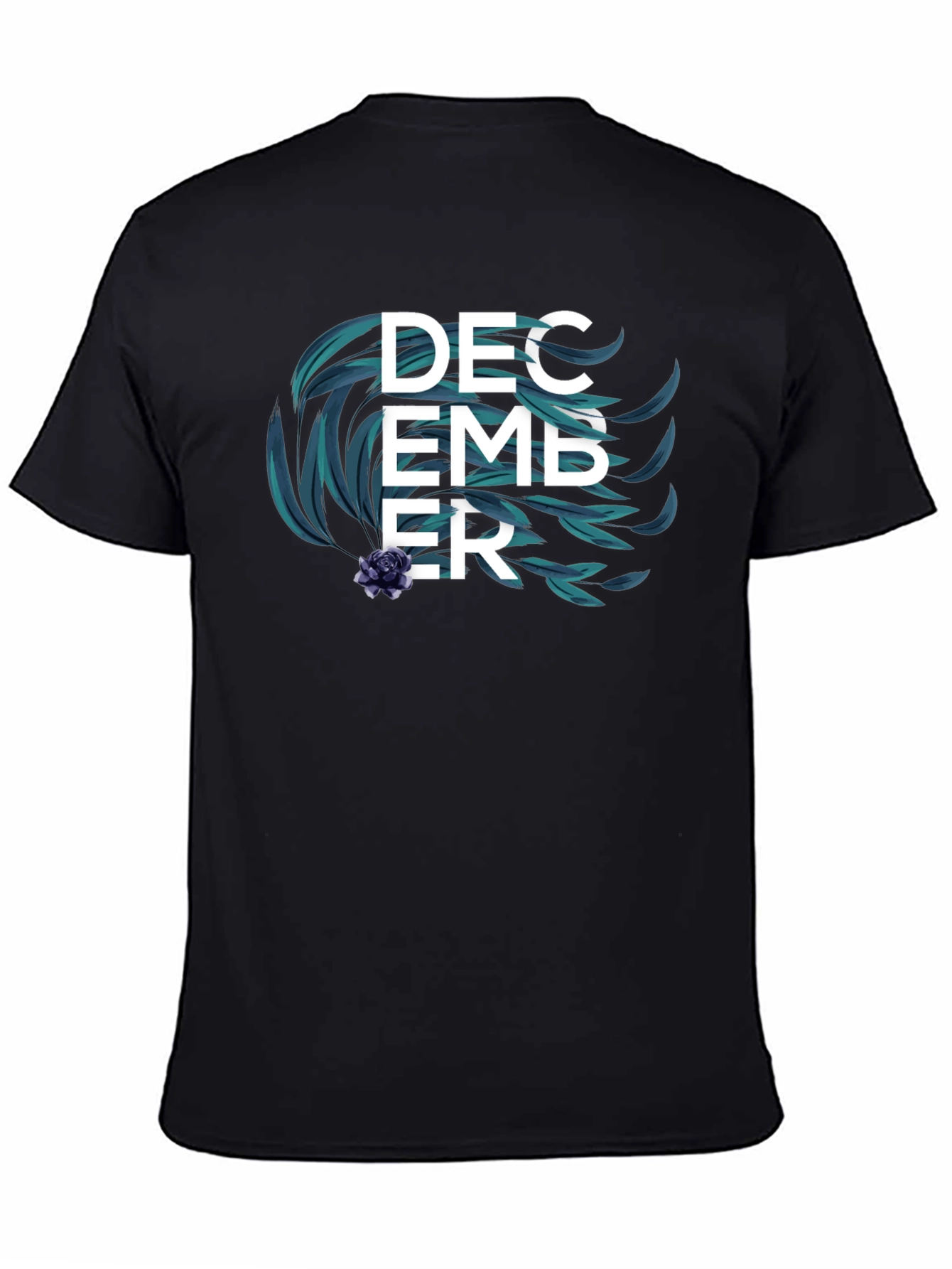 December Floral Mens T-Shirt