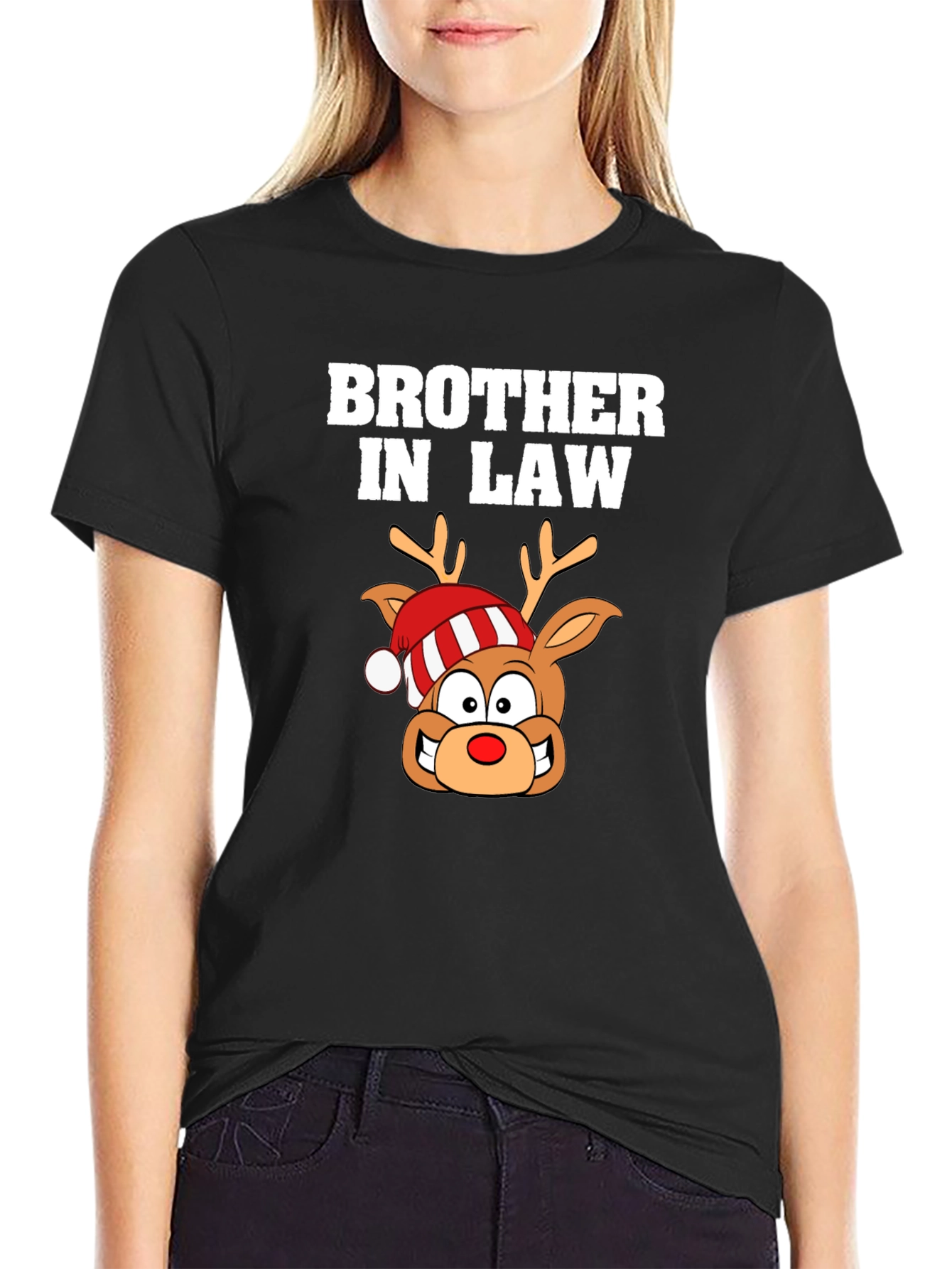 Brother In Law Reindeer Christmas T-Shirt