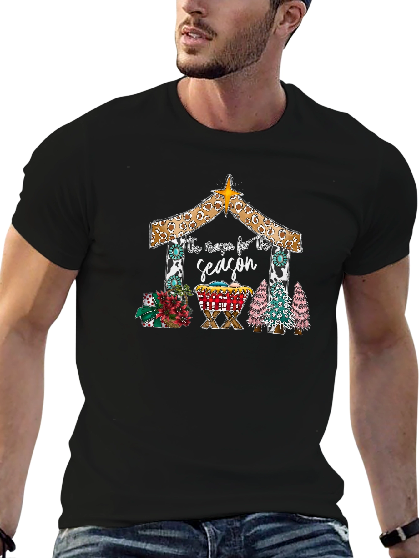 Reason for the Season Black Graphic Tee