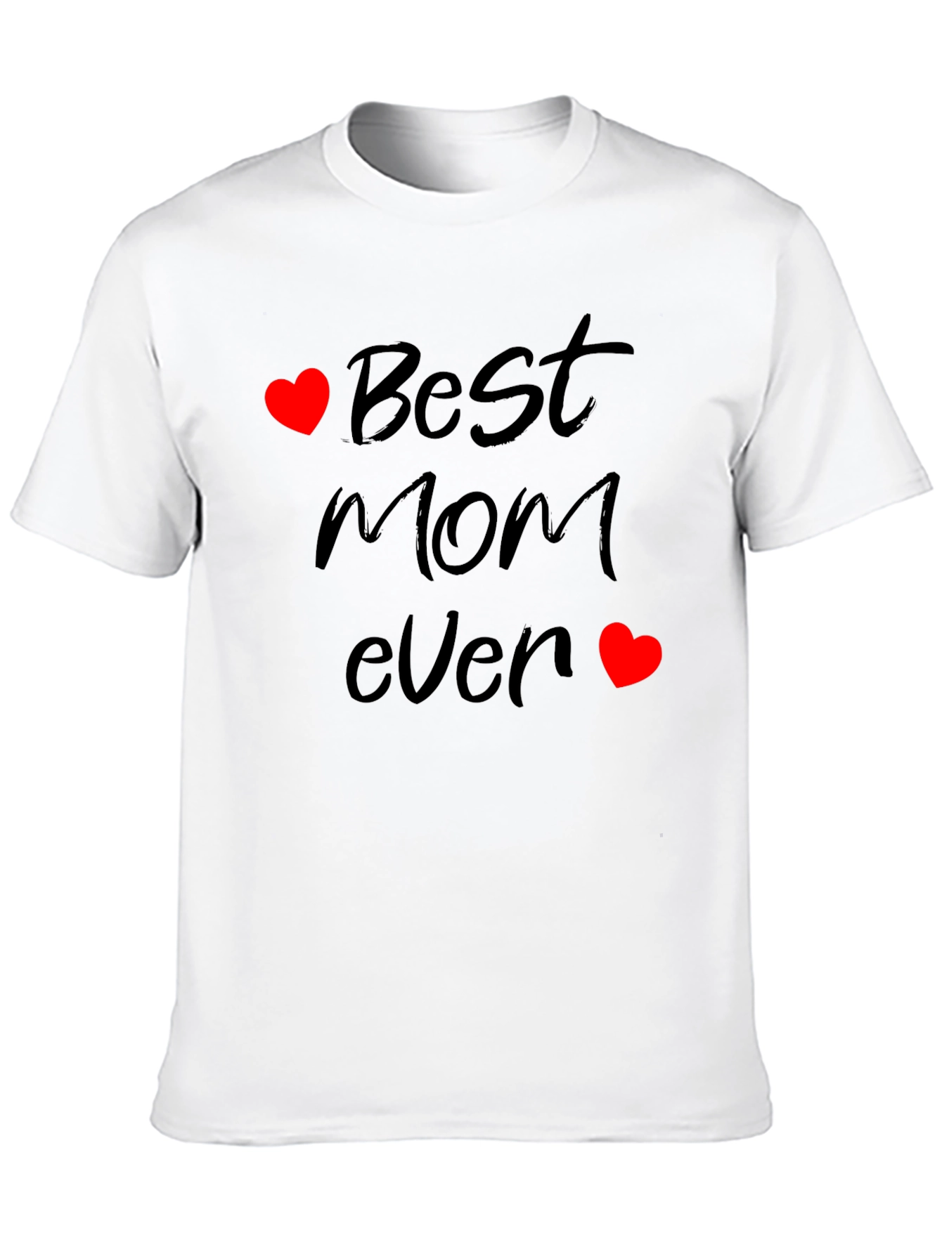 Best Mom Ever T-Shirt - Black Cotton Blend