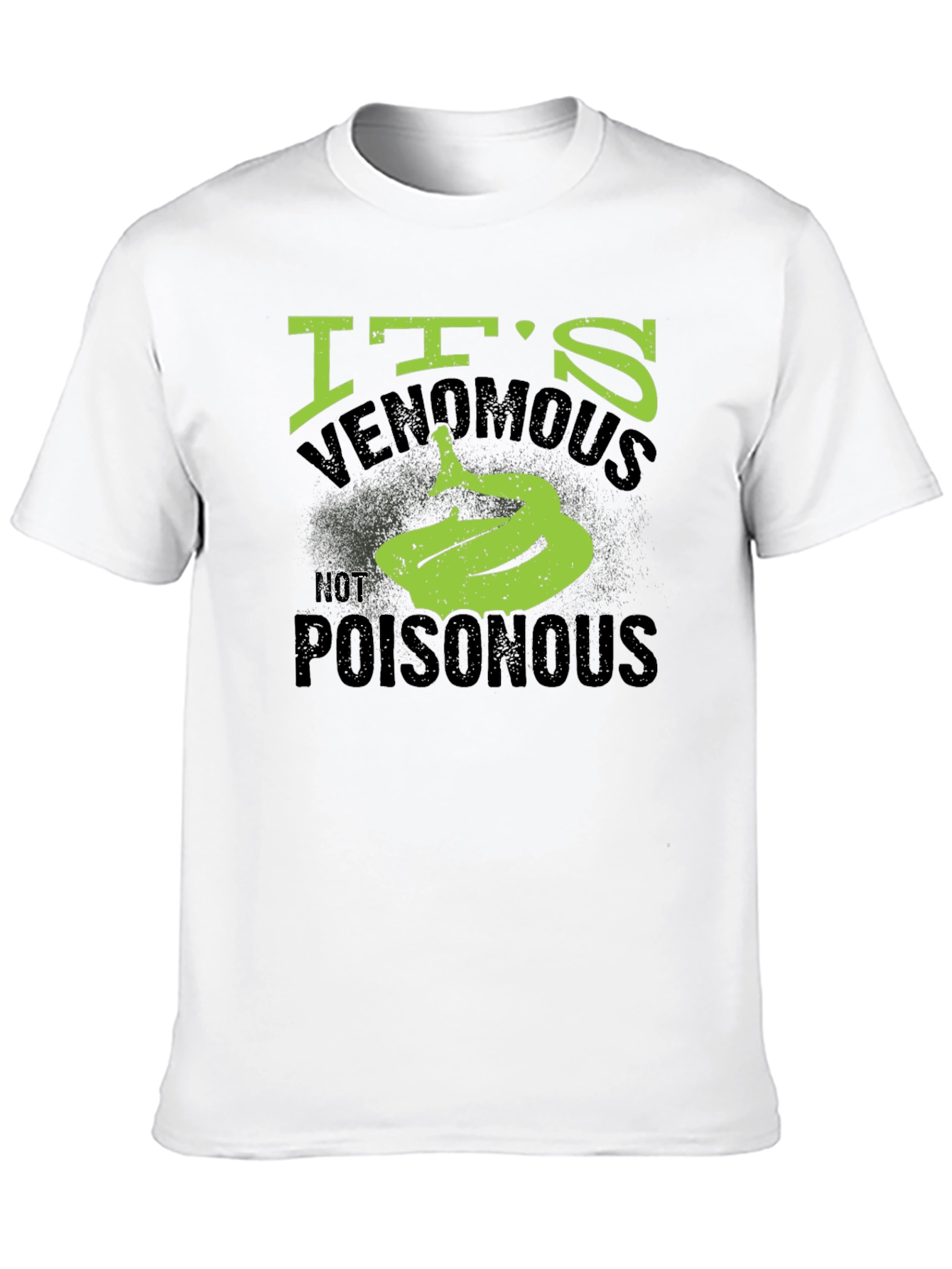 Its Venomous Not Poisonous Snake Graphic T-Shirt