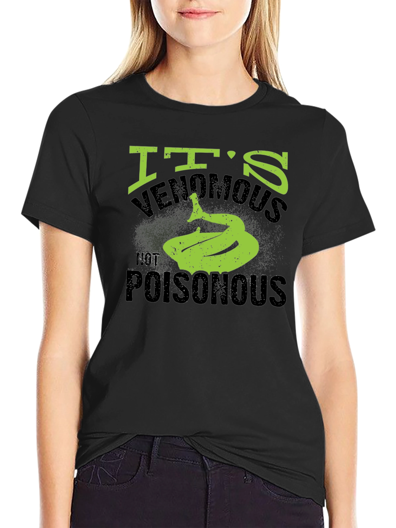 Its Venomous Not Poisonous Snake Graphic T-Shirt