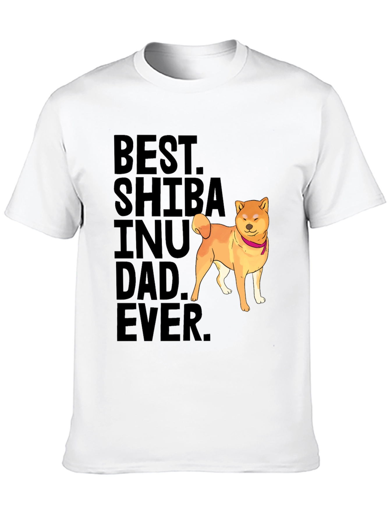 Best Shiba Inu Dad Ever Graphic Tee
