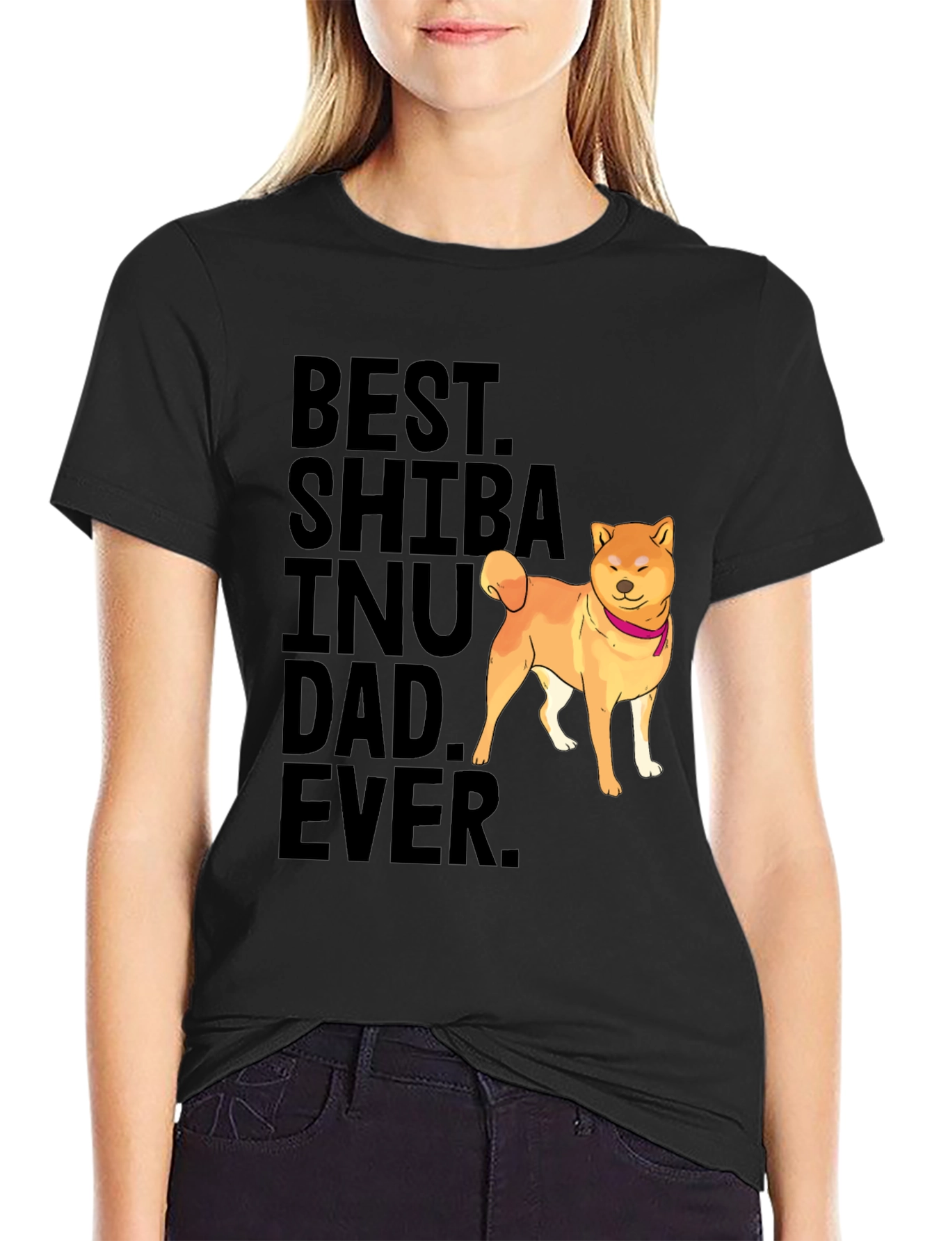 Best Shiba Inu Dad Ever Graphic Tee