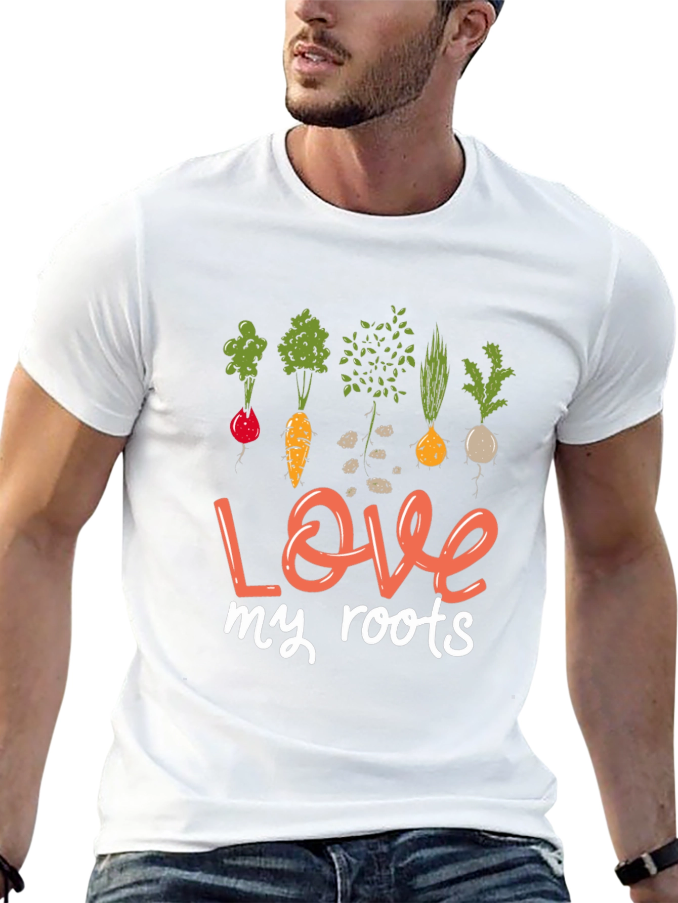 Love My Roots Gardening T-Shirt - Black