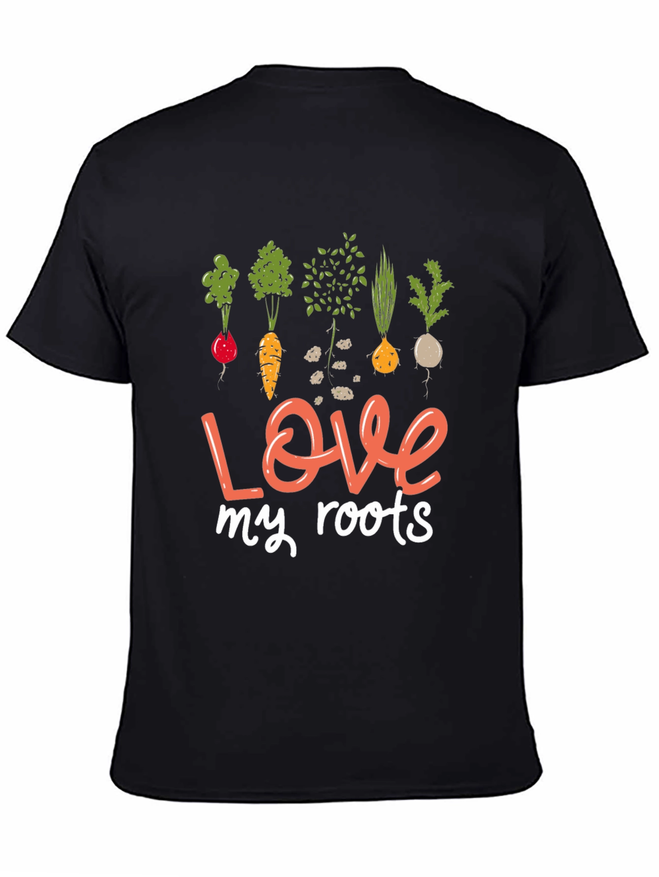 Love My Roots Gardening T-Shirt - Black