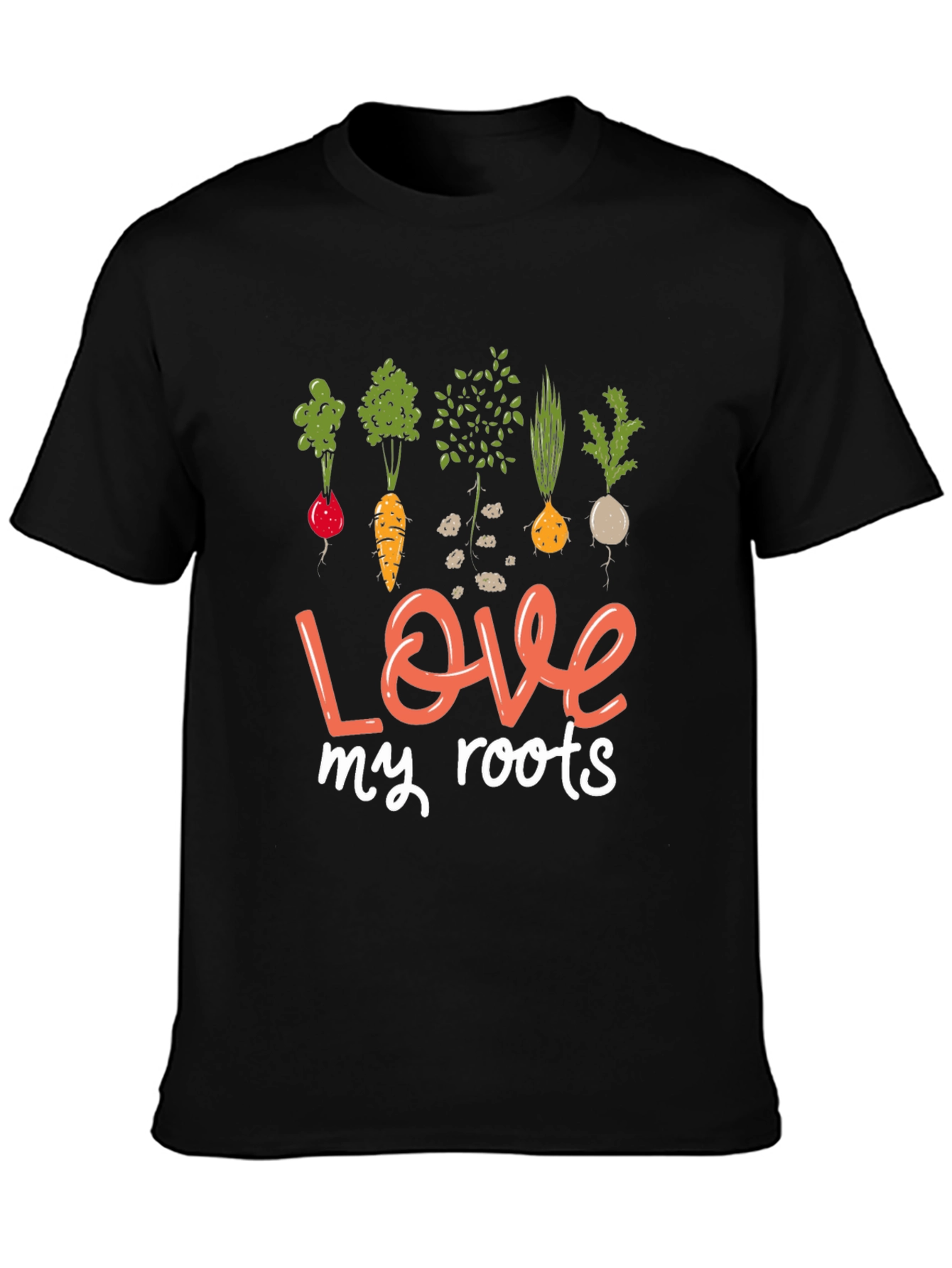 Love My Roots Gardening T-Shirt - Black