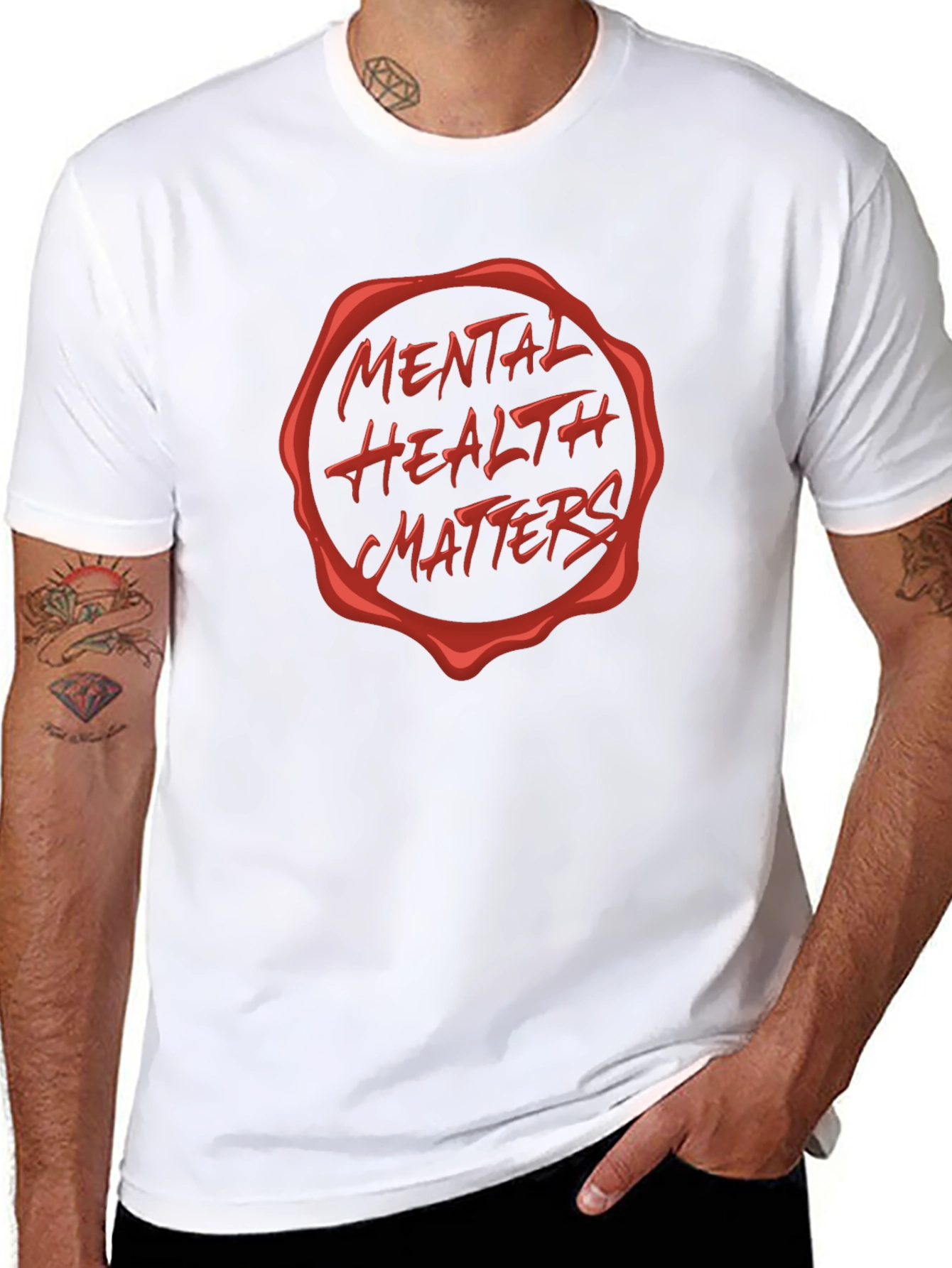 Mental Health Matters Graphic Tee - Black Unisex Shirt