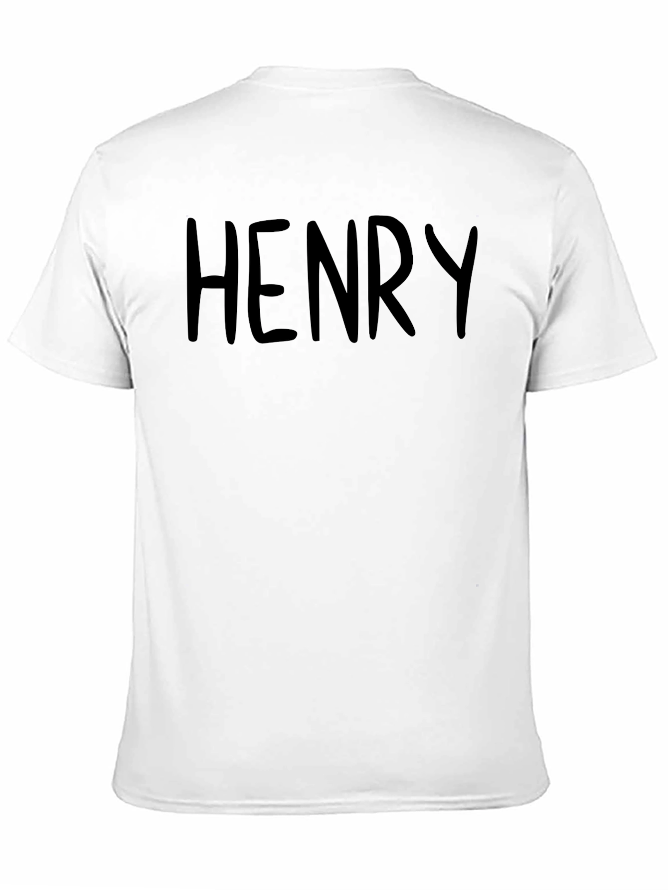 Personalized Henry Black T-Shirt