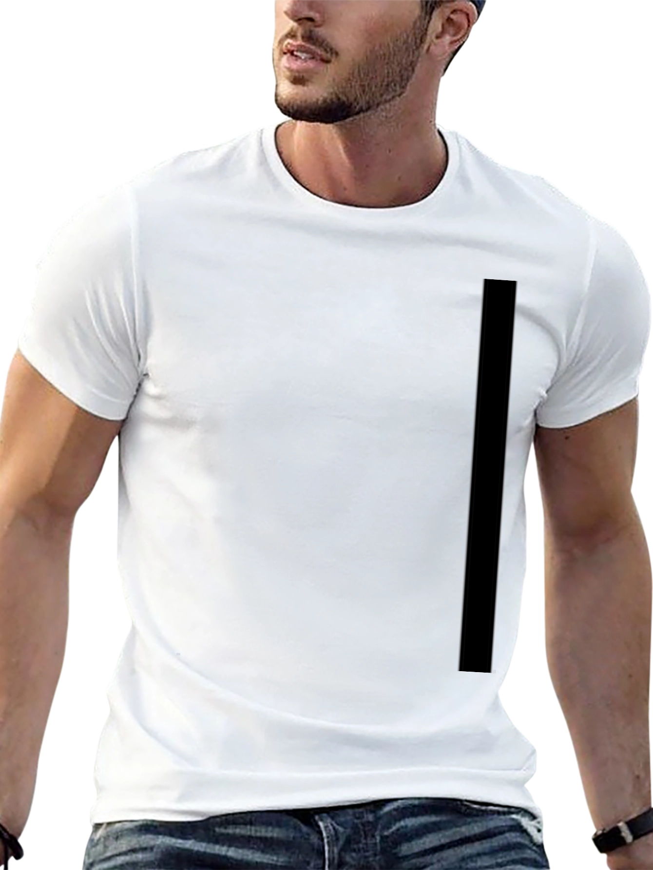 Mens Black Basic T-Shirt