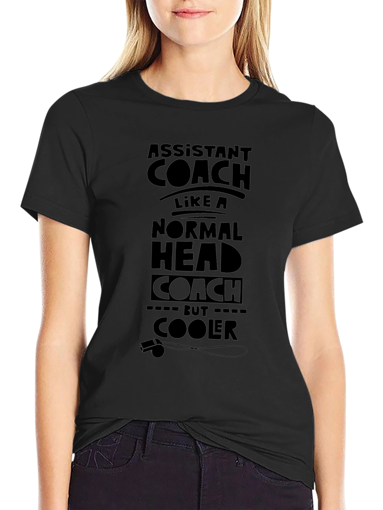 Assistant Coach Funny T-Shirt - Cooler Than Head Coach
